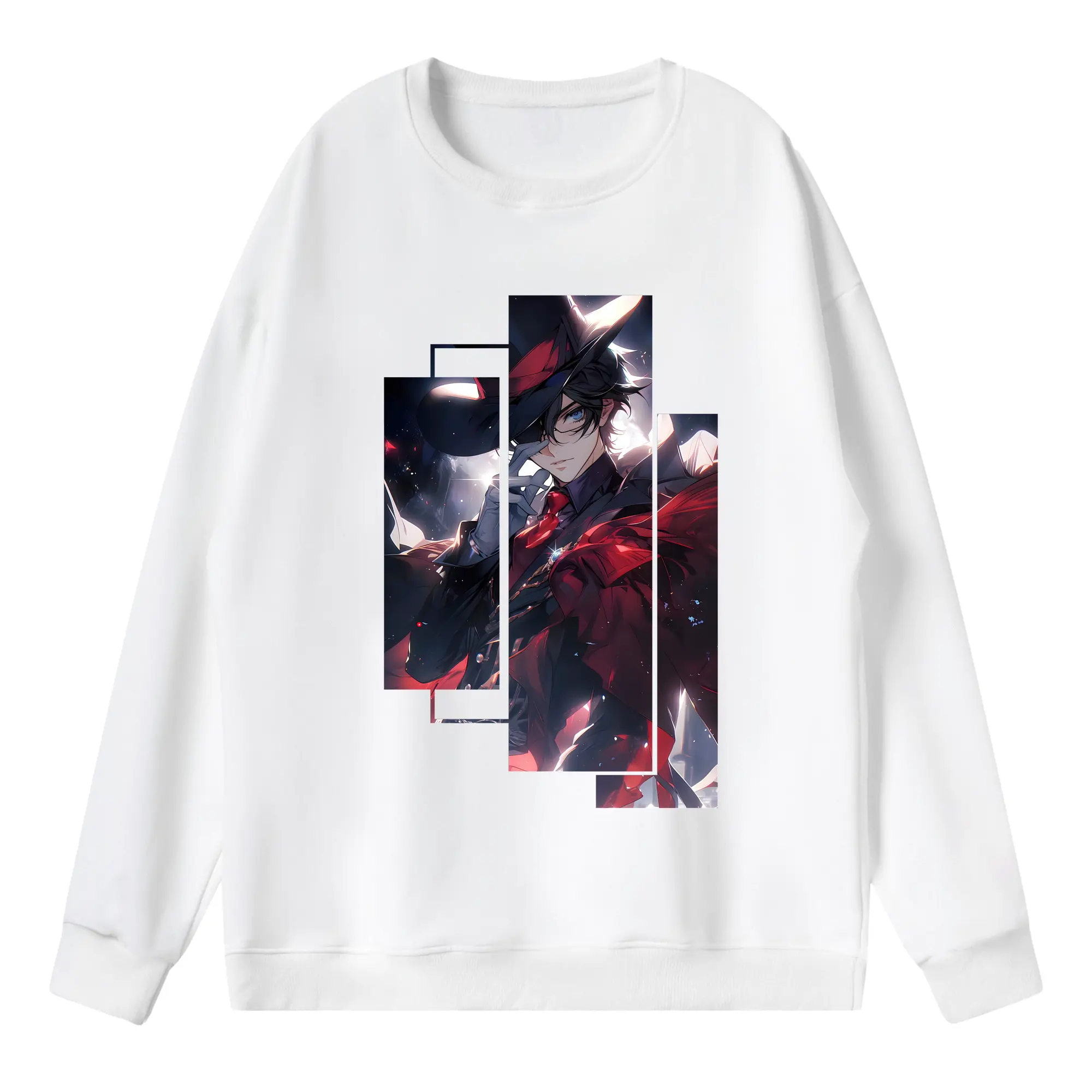 名探偵コナン グッズ 江戸川 コナン - 薄手 クルーネック スウェット 裏毛260g · ポリエステル 春秋向け カジュアル 男女兼用 · トレーナー デイリー スポーツ 散歩に最適