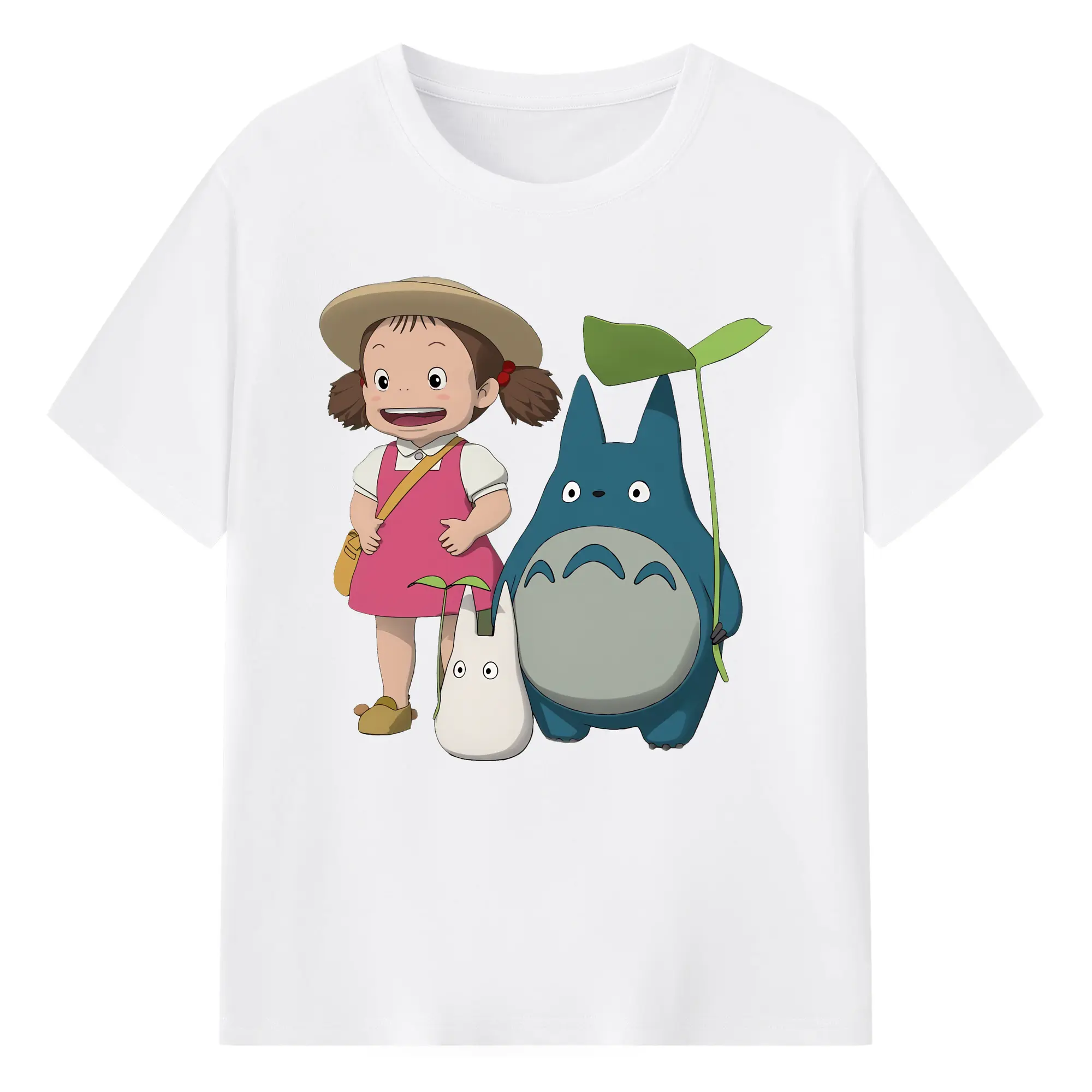 となりのトトロ グッズ 草壁 メイ - 綿100％ 半袖Tシャツ ・ フロントプリント ・ 快適 通気性 ・ 日常使い 散歩 スポーツ用