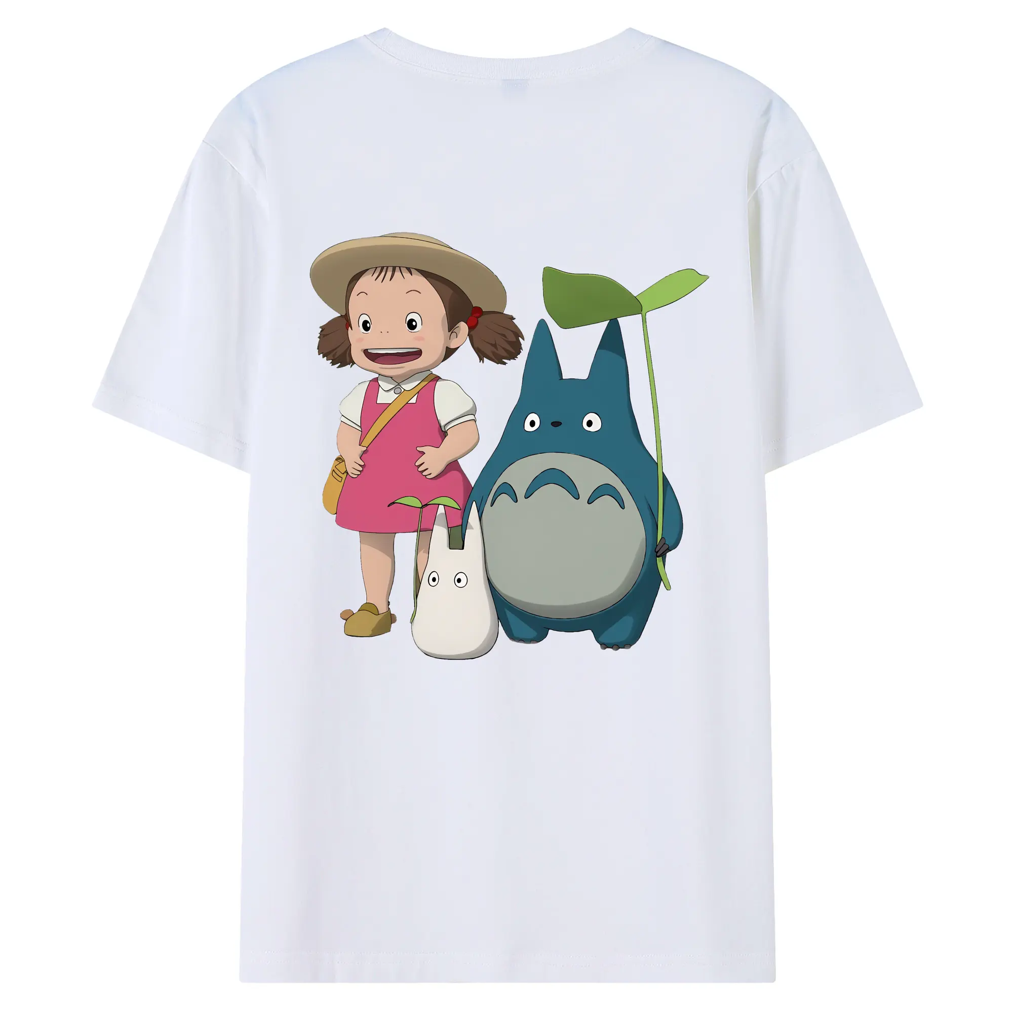 となりのトトロ グッズ 草壁 メイ - 綿100％ 半袖Tシャツ ・ バックプリント ・ 快適 通気性 ・ 日常使い 散歩 スポーツ用