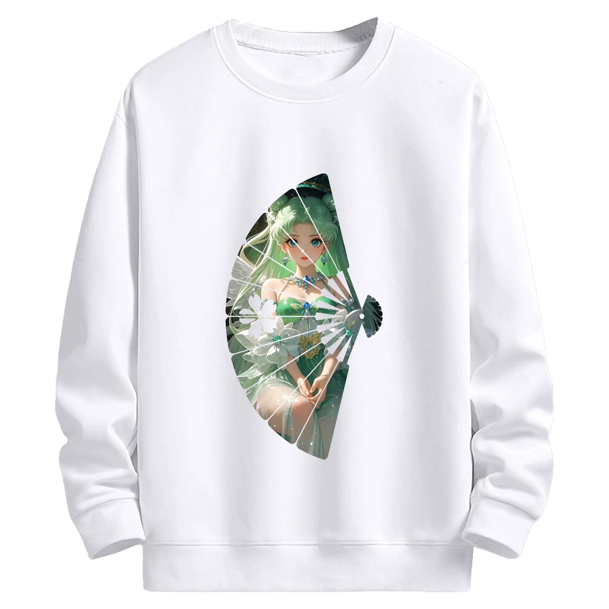 美少女戦士セーラームーン グッズ 月野 うさぎ - 高品質 クルーネック スウェット ・ コットン59％ ポリエステル41％ ・ ユニセックス 長袖 トレーナー ・ カジュアル デイリー スポーツ 散歩用