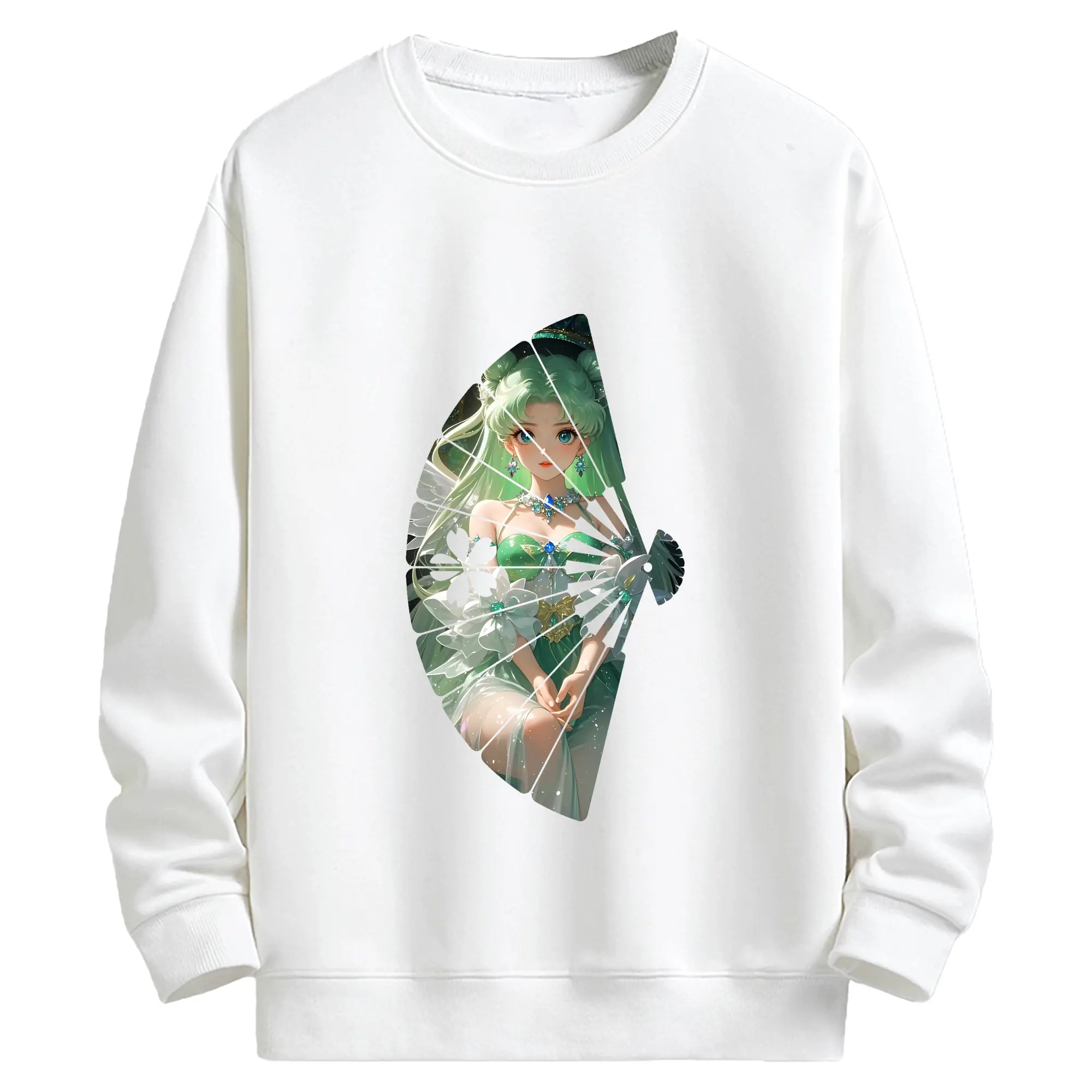 美少女戦士セーラームーン グッズ 月野 うさぎ - キッズ クルーネックスウェットシャツ ・ フロントプリント ・ 綿80％ ポリエステル20％ ・ 快適 通学 スポーツ 日常使い お散歩用