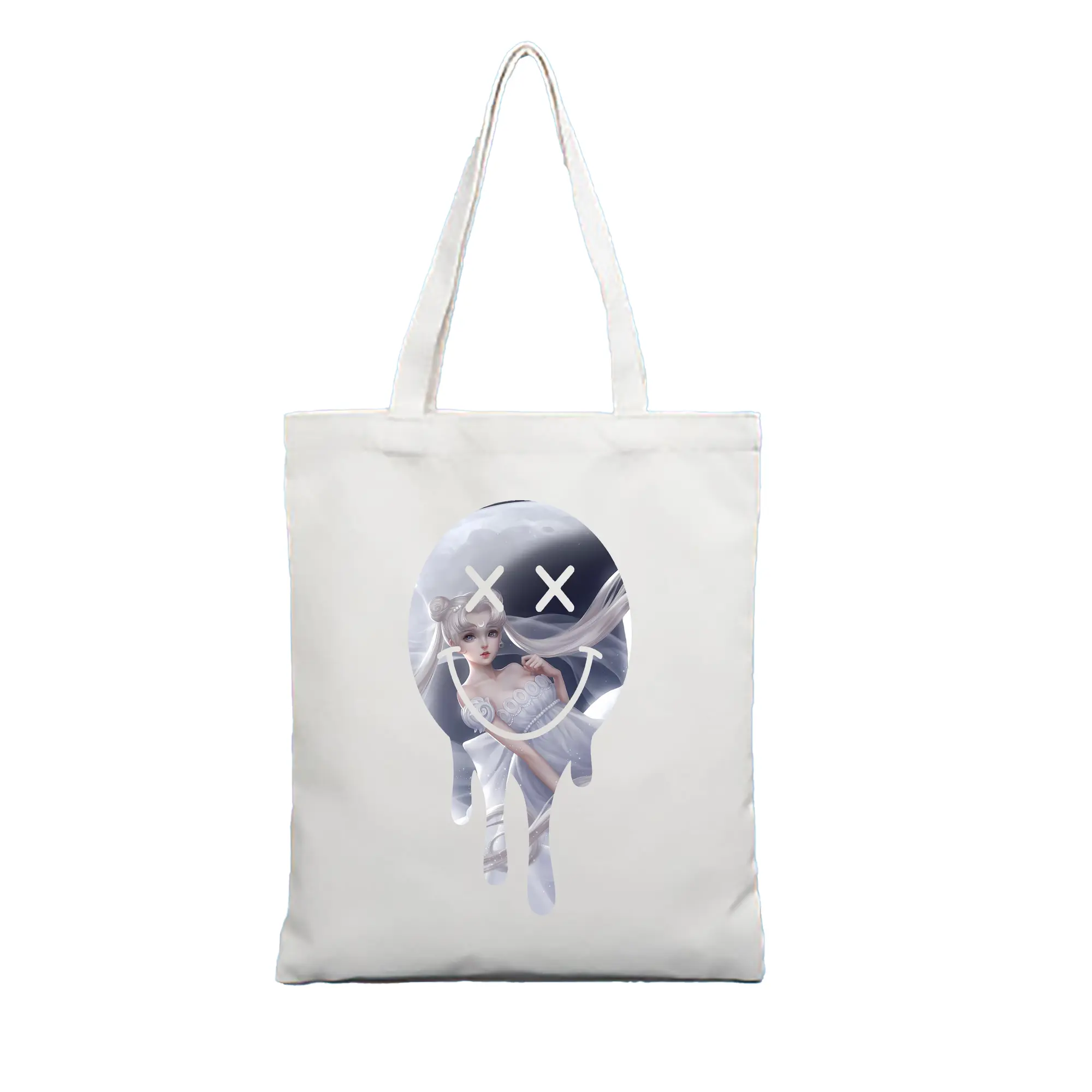 美少女戦士セーラームーン グッズ 月野 うさぎ - 縦型キャンバス手提げバッグ（トートバッグ） ・ キャンバス素材 ・ ショッピング用 ・ 軽量 丈夫 お手入れ簡単
