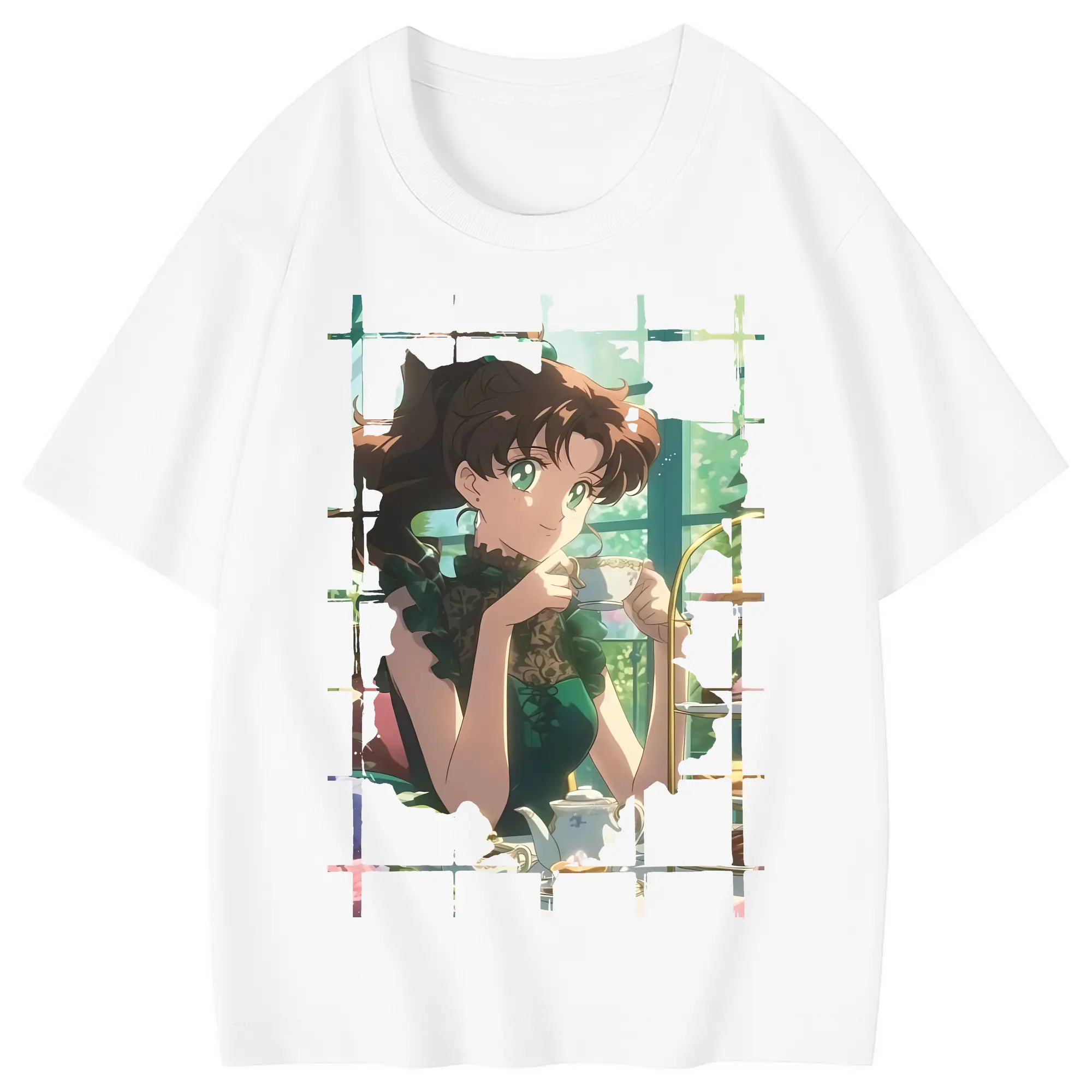 美少女戦士セーラームーン グッズ 木野 まこと - 綿100％ キッズTシャツ ・ フロントプリント ・ 快適 通気性 ・ スポーツ カジュアル 散歩用