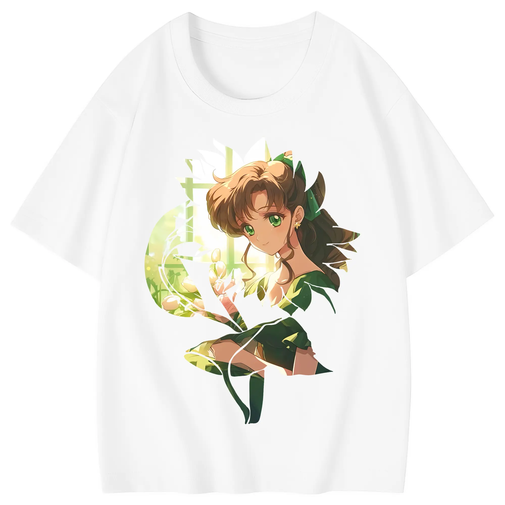 美少女戦士セーラームーン グッズ 木野 まこと - 綿100％ キッズTシャツ ・ フロントプリント ・ 快適 通気性 ・ スポーツ カジュアル 散歩用