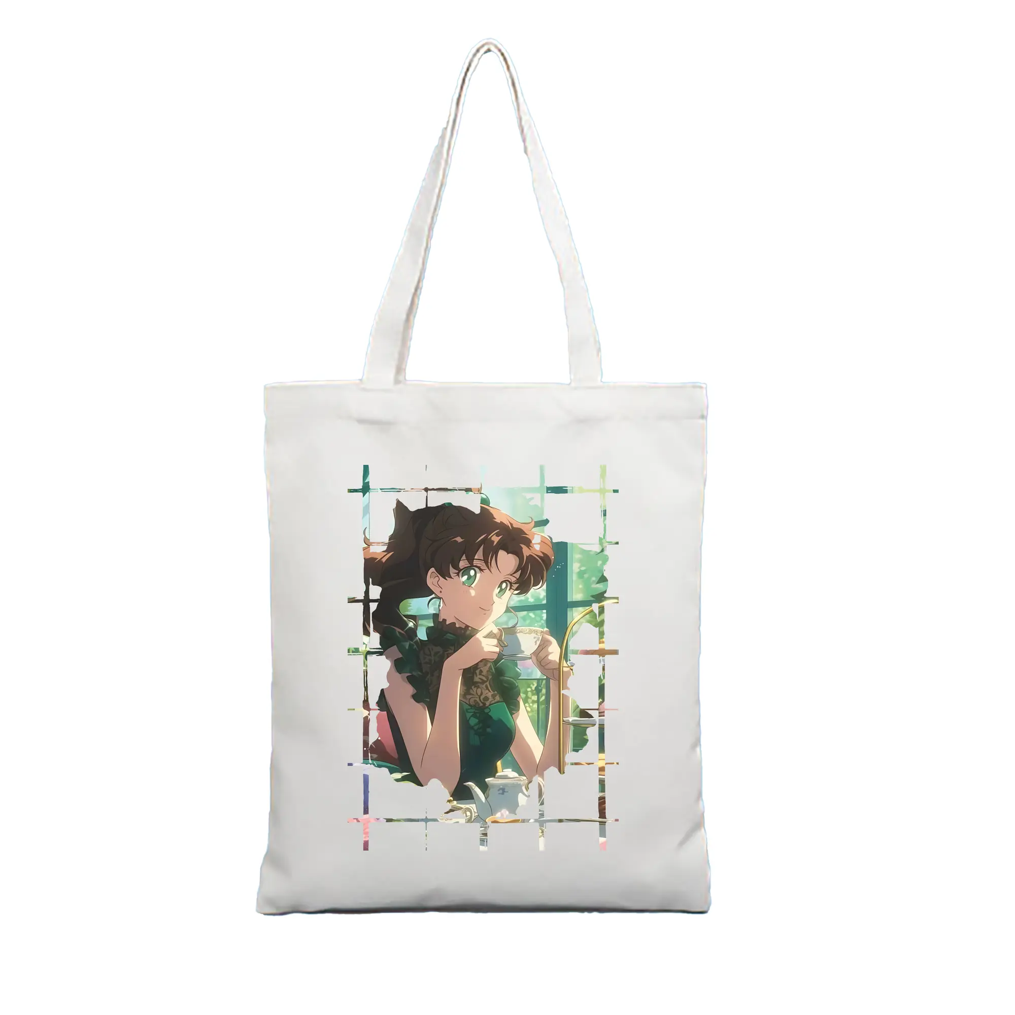 美少女戦士セーラームーン グッズ 木野 まこと - 縦型キャンバス手提げバッグ（トートバッグ） ・ キャンバス素材 ・ ショッピング用 ・ 軽量 丈夫 お手入れ簡単