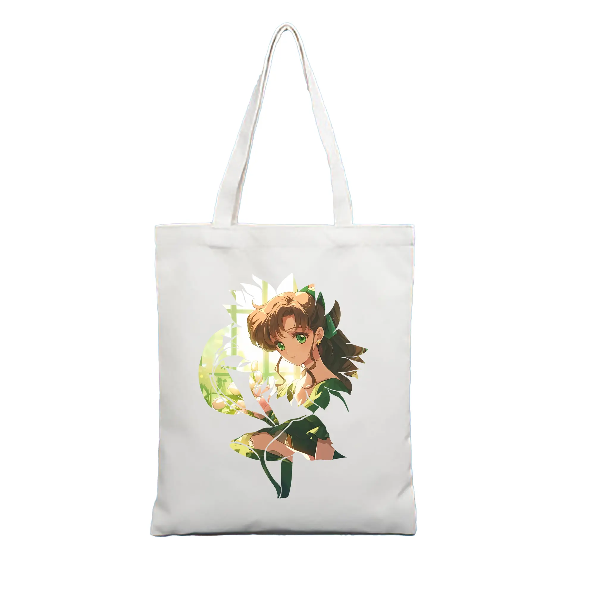 美少女戦士セーラームーン グッズ 木野 まこと - 縦型キャンバス手提げバッグ（トートバッグ） ・ キャンバス素材 ・ ショッピング用 ・ 軽量 丈夫 お手入れ簡単