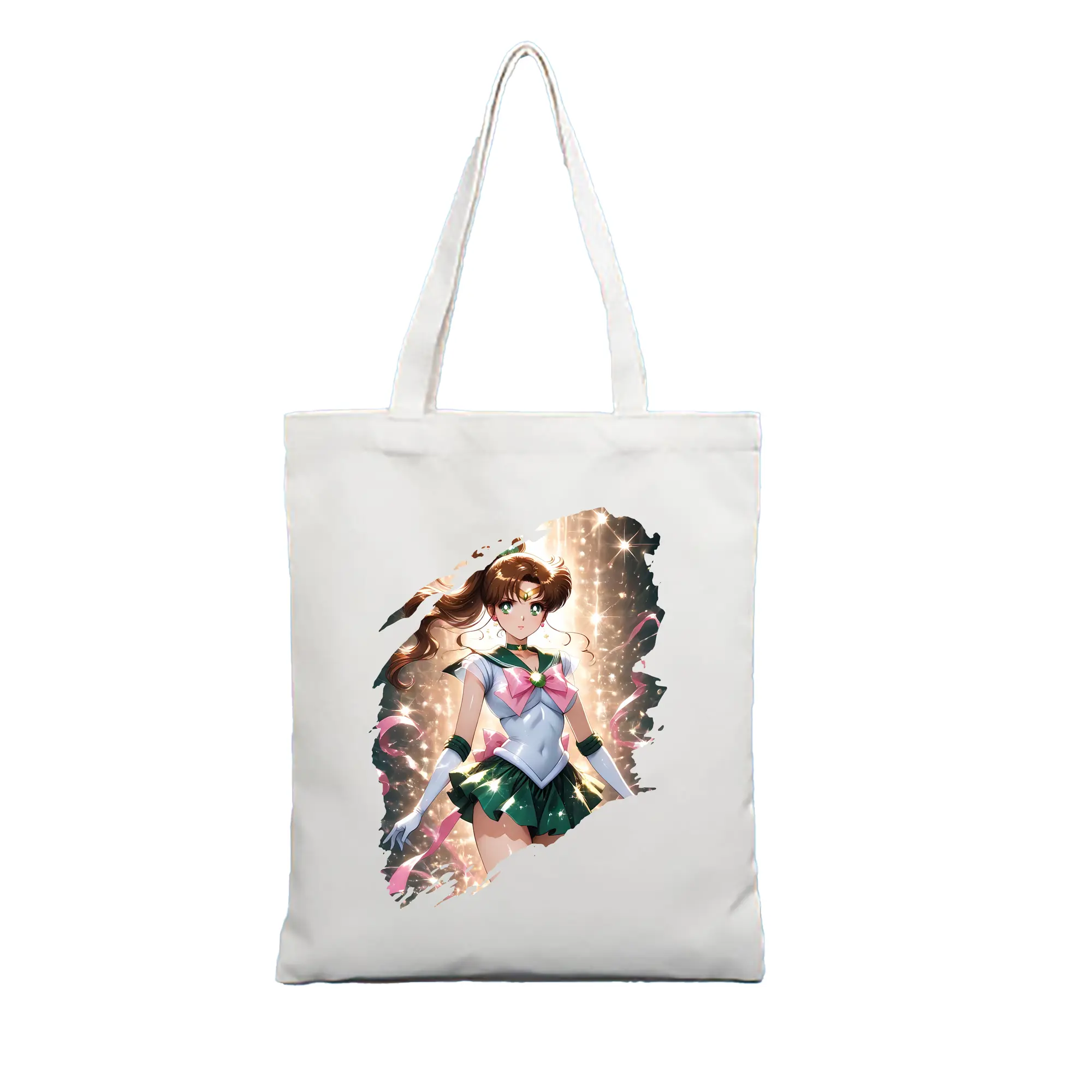 美少女戦士セーラームーン グッズ 木野 まこと - 縦型キャンバス手提げバッグ（トートバッグ） ・ キャンバス素材 ・ ショッピング用 ・ 軽量 丈夫 お手入れ簡単