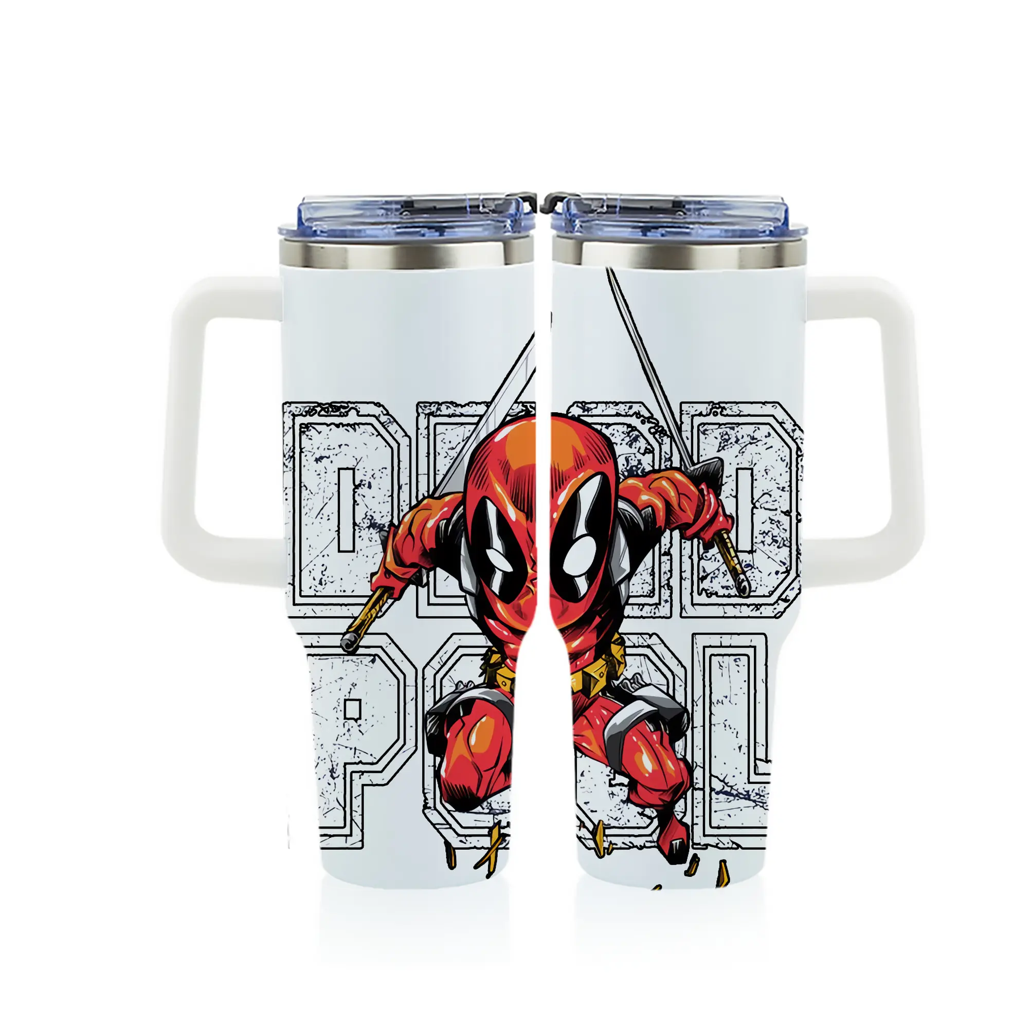 アベンジャーズ (Avenjāzu) グッズ スパイダーマン（Spider-Man） - 1200mL フルプリント車用タンブラー ・ 304ステンレス 内側 ・ 201ステンレス 外側 ・ 保温 保冷 ・ 通勤 ドライブ アウトドア用