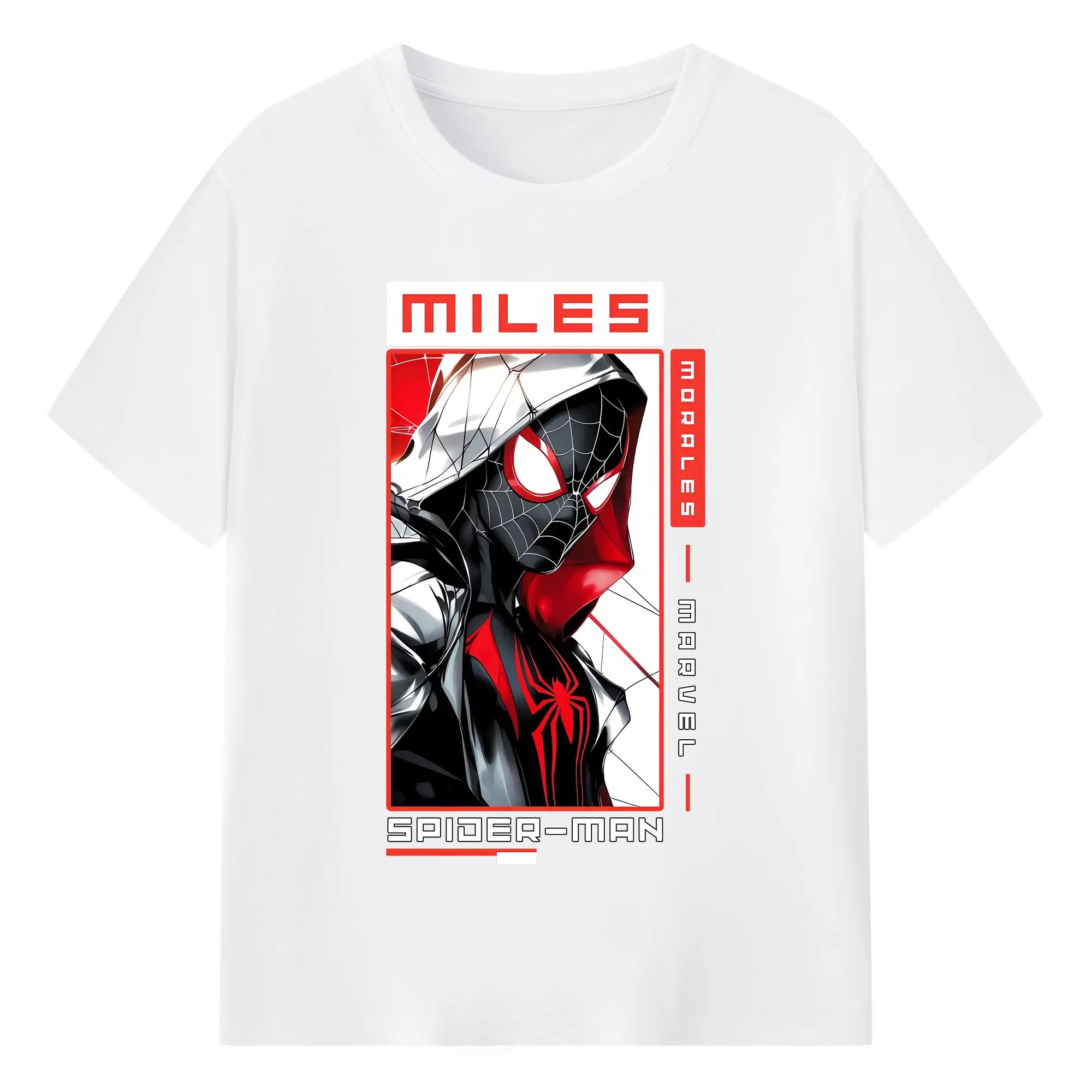 アベンジャーズ (Avenjāzu) グッズ スパイダーマン（Spider-Man） - 綿100％ 半袖Tシャツ ・ フロントプリント ・ 快適 通気性 ・ 日常使い 散歩 スポーツ用