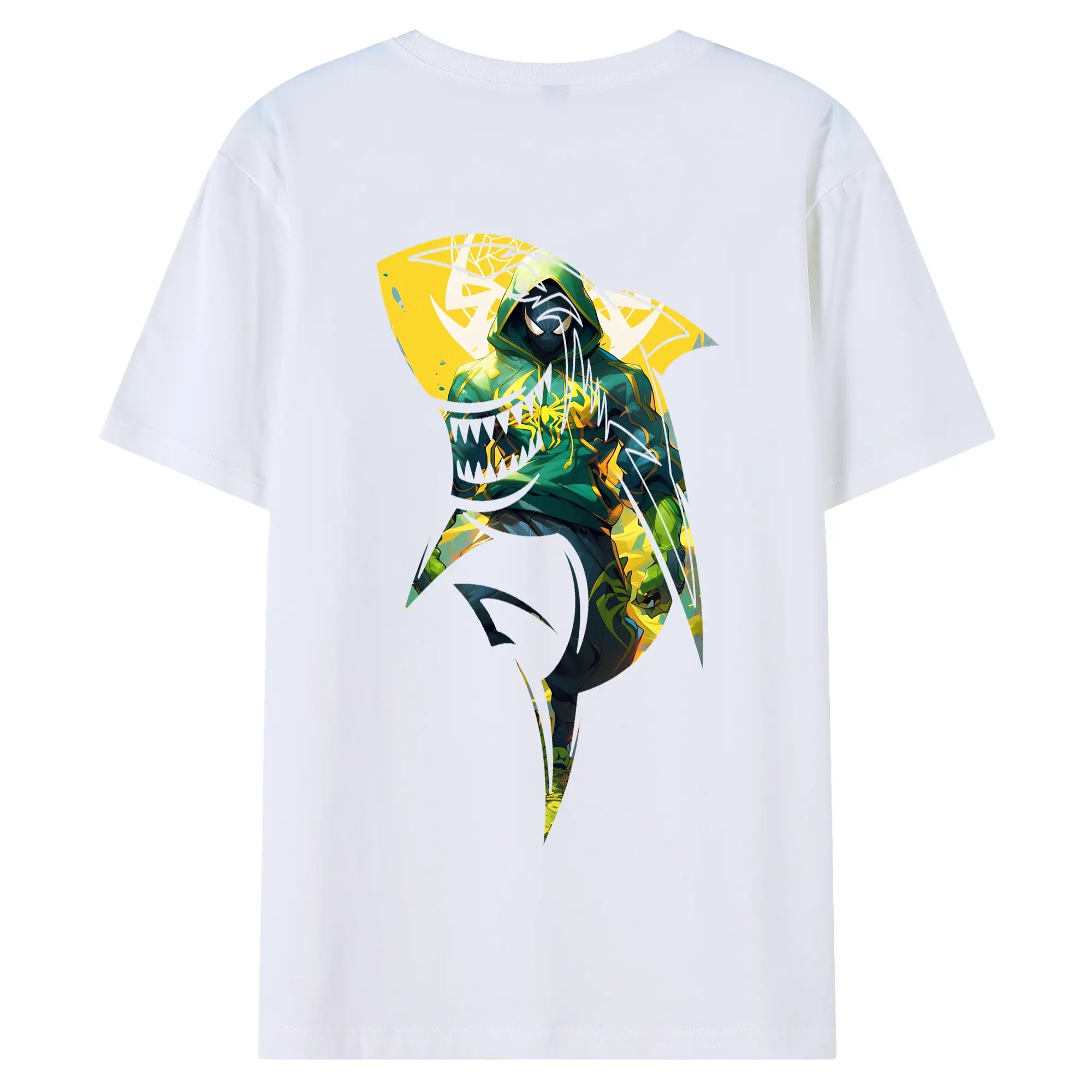 アベンジャーズ (Avenjāzu) グッズ スパイダーマン（Spider-Man） - 綿100％ 半袖Tシャツ ・ バックプリント ・ 快適 通気性 ・ 日常使い 散歩 スポーツ用