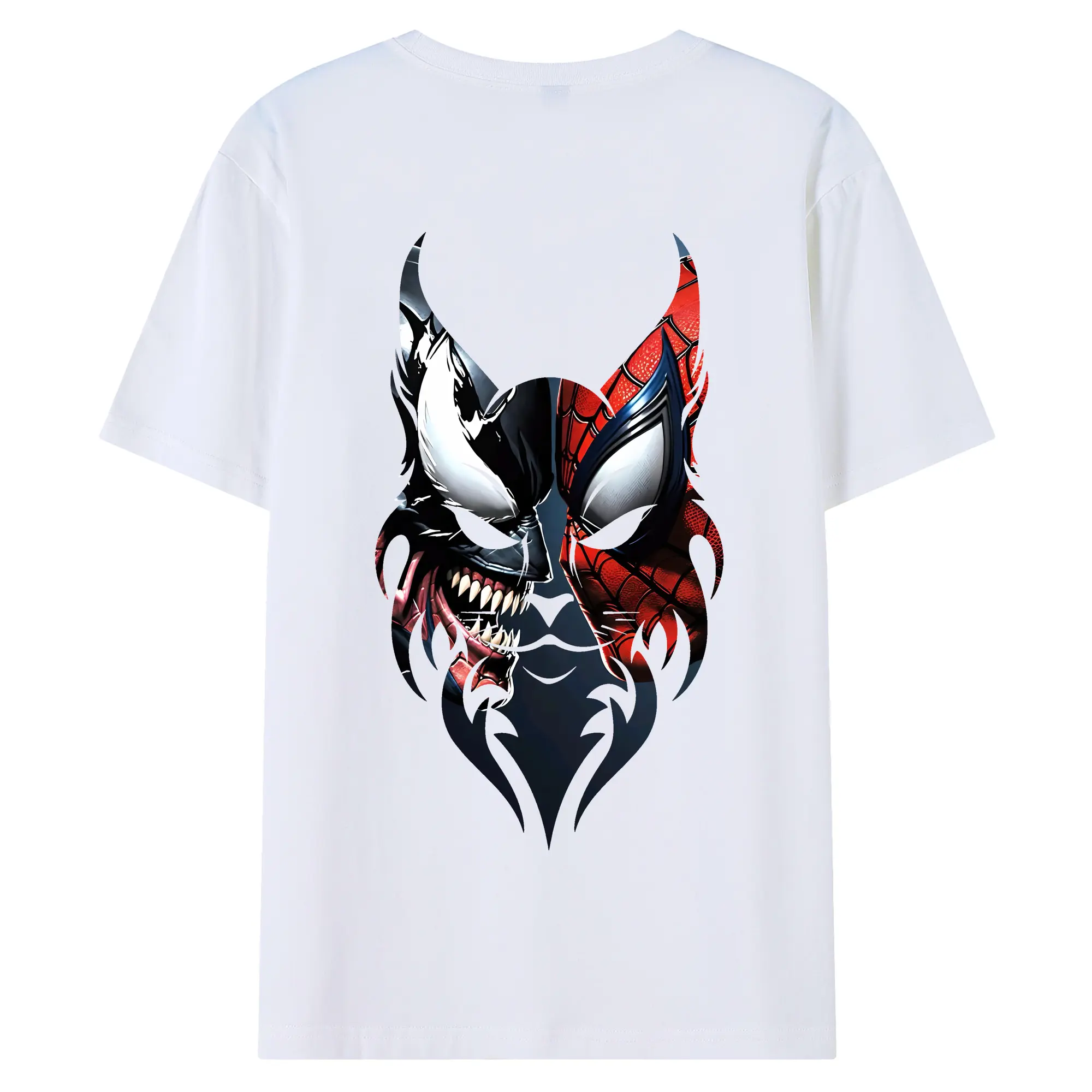 アベンジャーズ (Avenjāzu) グッズ スパイダーマン（Spider-Man） - 綿100％ 半袖Tシャツ ・ バックプリント ・ 快適 通気性 ・ 日常使い 散歩 スポーツ用