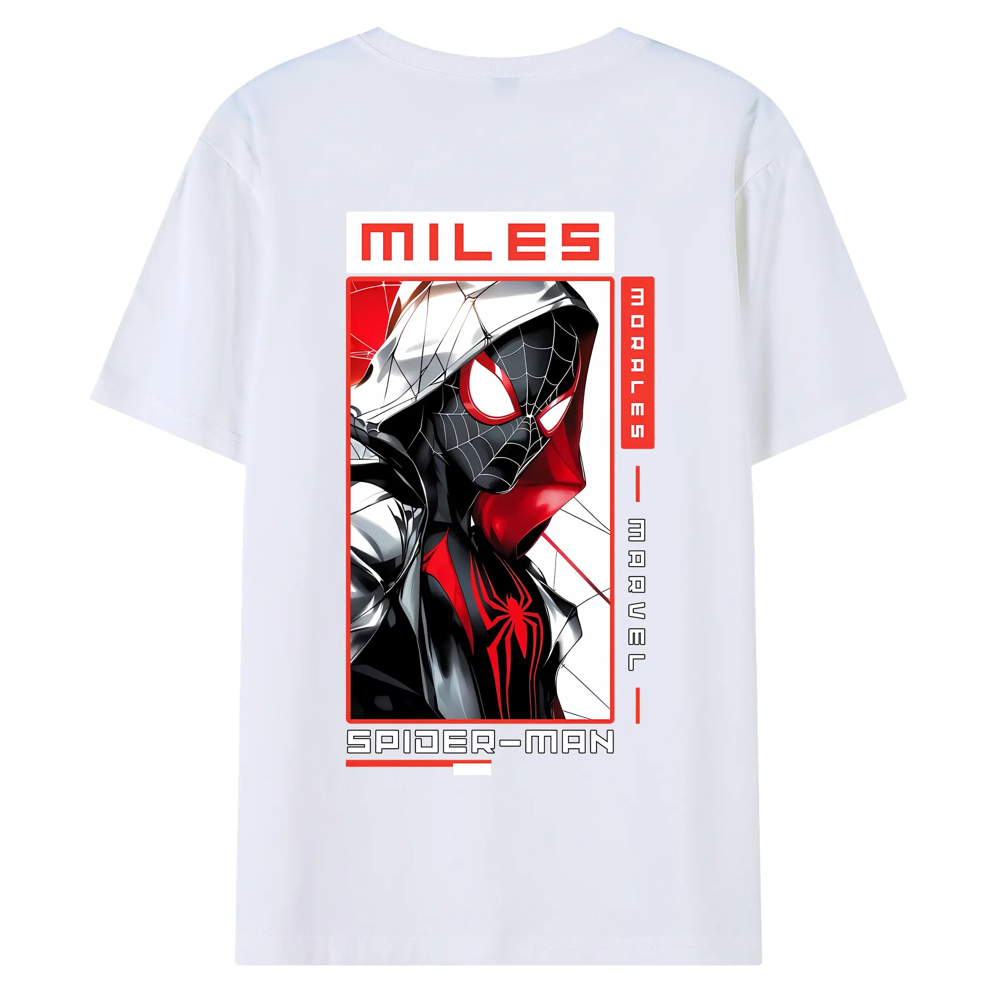 アベンジャーズ (Avenjāzu) グッズ スパイダーマン（Spider-Man） - 綿100％ 半袖Tシャツ ・ バックプリント ・ 快適 通気性 ・ 日常使い 散歩 スポーツ用