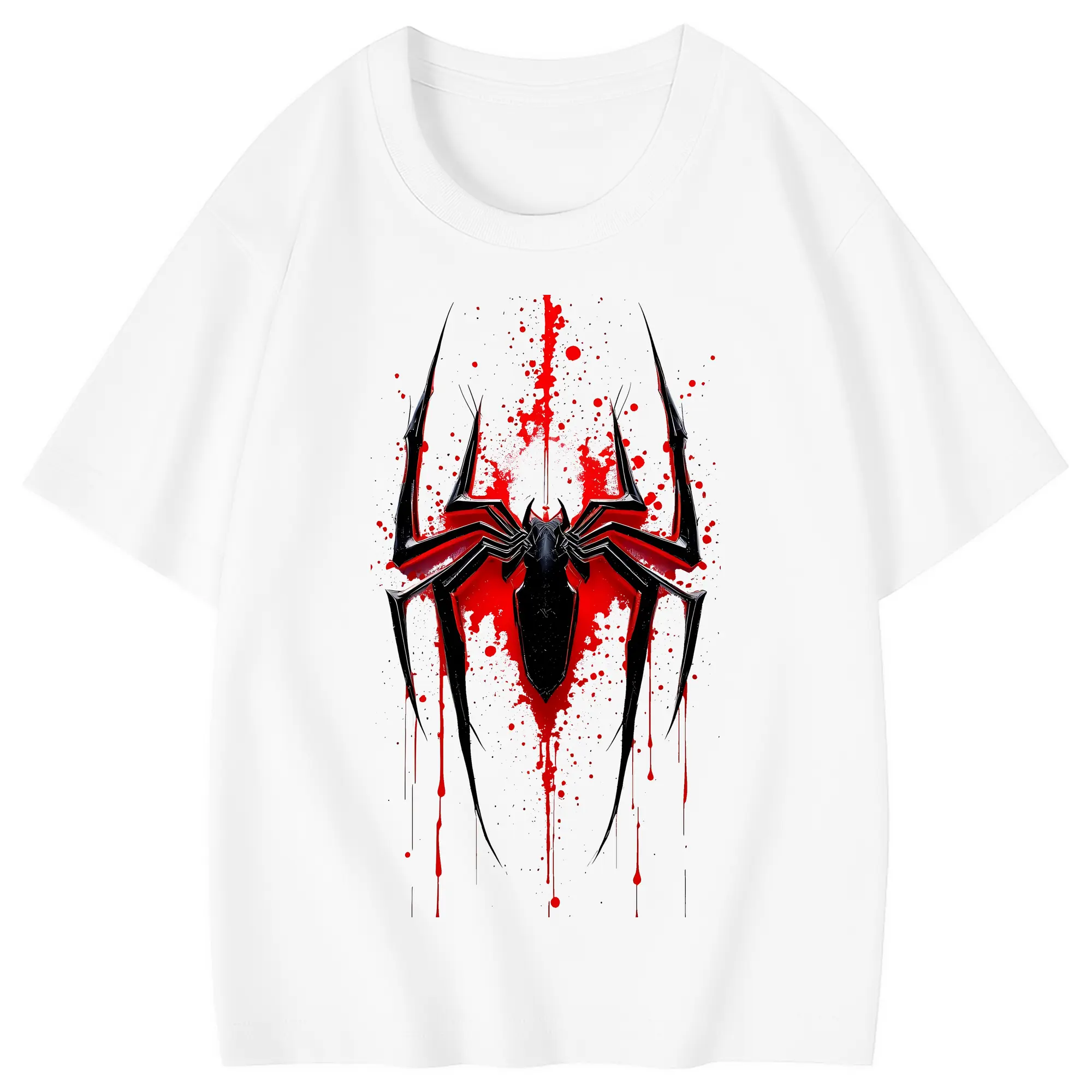 アベンジャーズ (Avenjāzu) グッズ スパイダーマン（Spider-Man） - 綿100％ キッズTシャツ ・ フロントプリント ・ 快適 通気性 ・ スポーツ カジュアル 散歩用