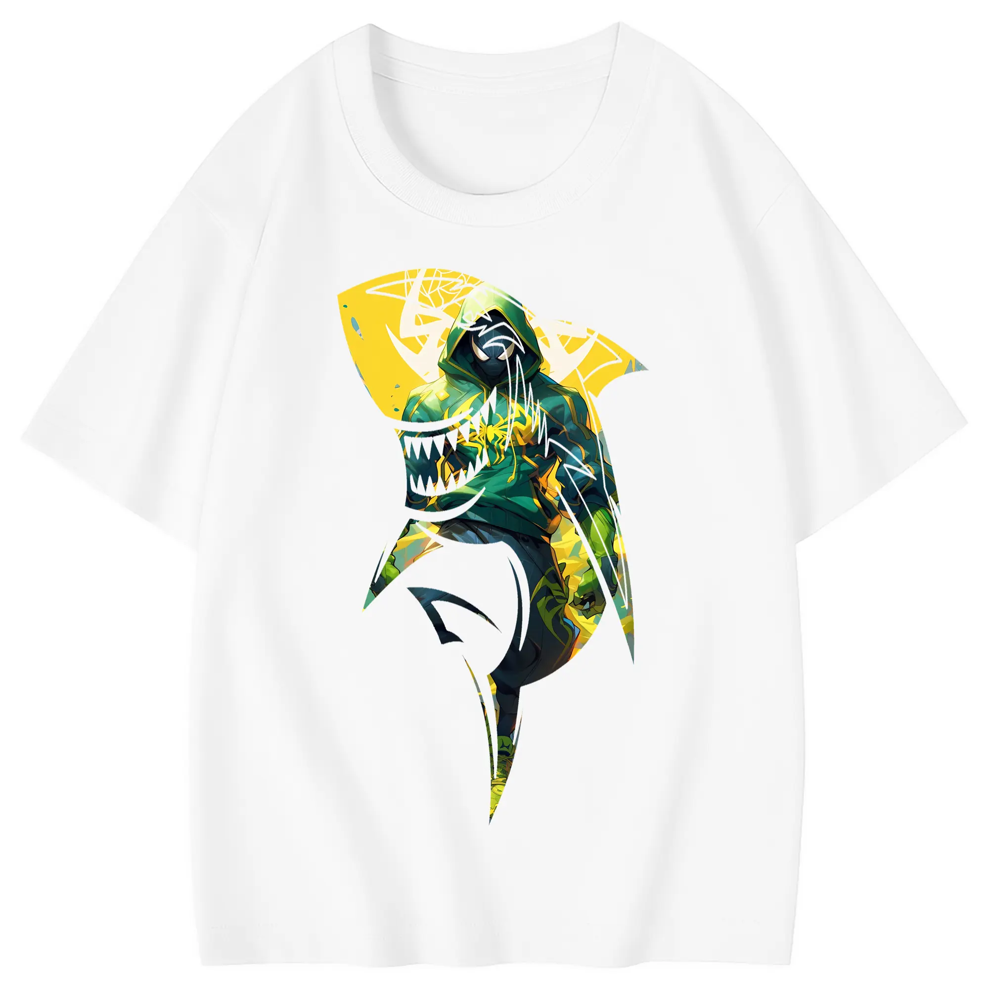 アベンジャーズ (Avenjāzu) グッズ スパイダーマン（Spider-Man） - 綿100％ キッズTシャツ ・ フロントプリント ・ 快適 通気性 ・ スポーツ カジュアル 散歩用