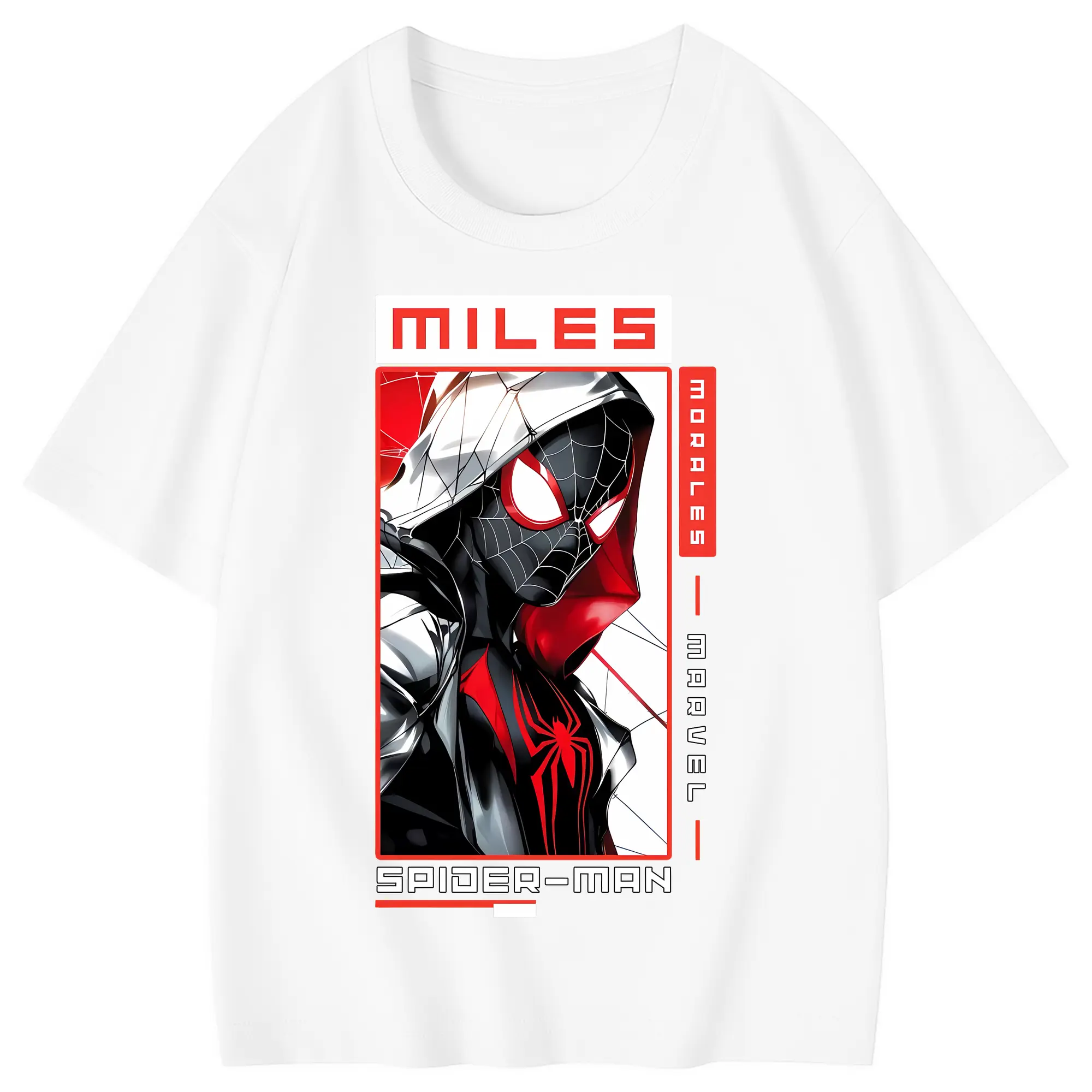 アベンジャーズ (Avenjāzu) グッズ スパイダーマン（Spider-Man） - 綿100％ キッズTシャツ ・ フロントプリント ・ 快適 通気性 ・ スポーツ カジュアル 散歩用