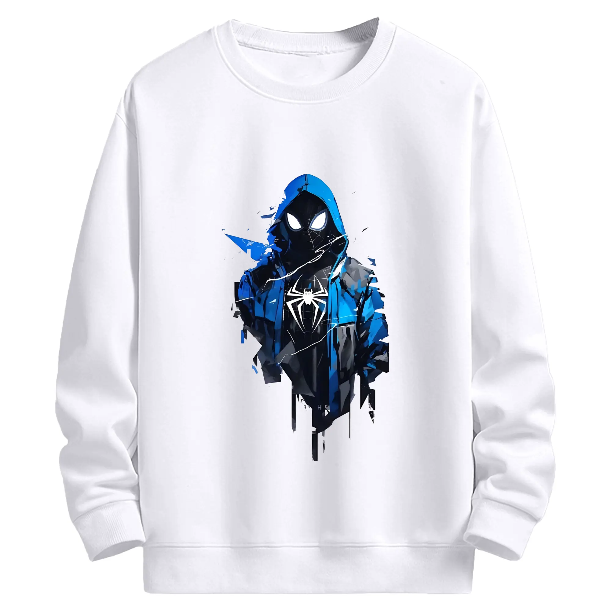 アベンジャーズ (Avenjāzu) グッズ スパイダーマン（Spider-Man） - 高品質 クルーネック スウェット ・ コットン59％ ポリエステル41％ ・ ユニセックス 長袖 トレーナー ・ カジュアル デイリー スポーツ 散歩用