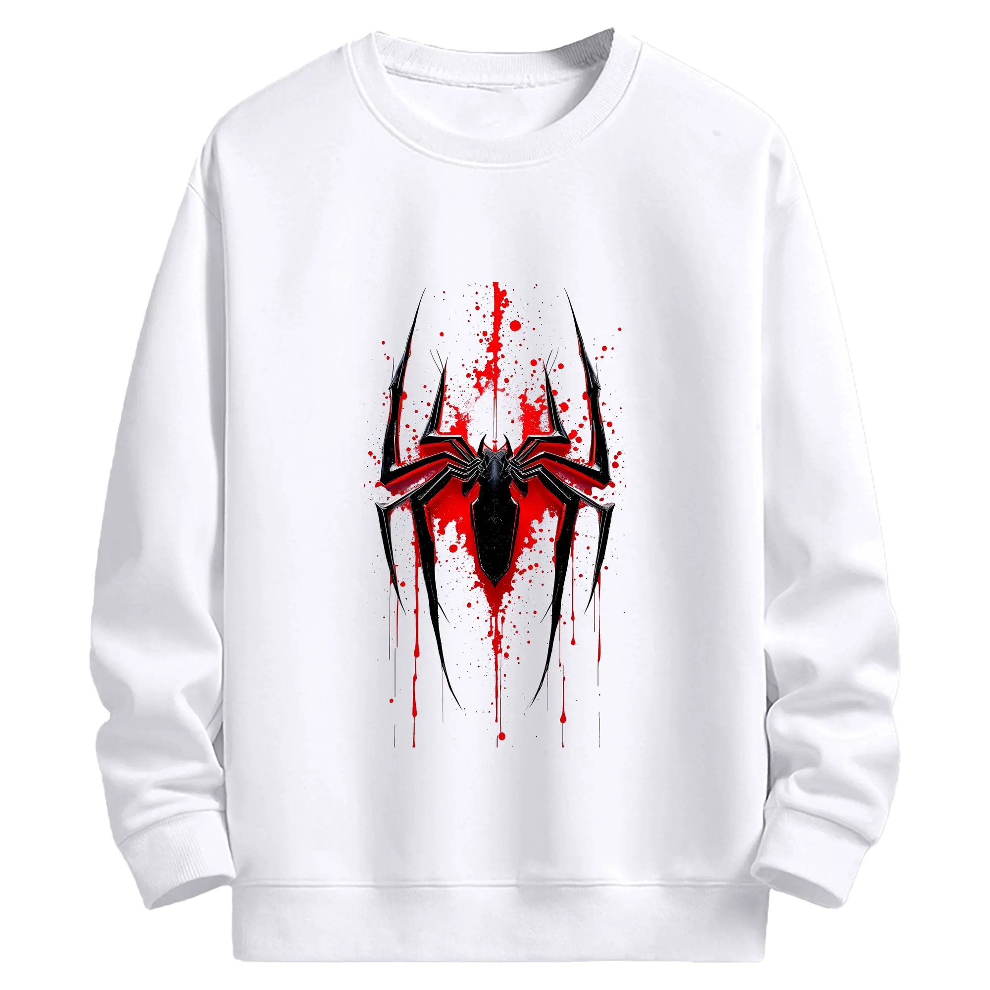 アベンジャーズ (Avenjāzu) グッズ スパイダーマン（Spider-Man） - 高品質 クルーネック スウェット ・ コットン59％ ポリエステル41％ ・ ユニセックス 長袖 トレーナー ・ カジュアル デイリー スポーツ 散歩用