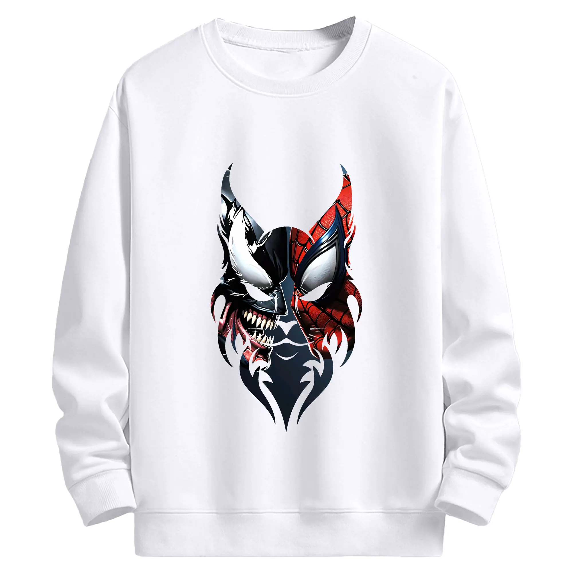 アベンジャーズ (Avenjāzu) グッズ スパイダーマン（Spider-Man） - 高品質 クルーネック スウェット ・ コットン59％ ポリエステル41％ ・ ユニセックス 長袖 トレーナー ・ カジュアル デイリー スポーツ 散歩用