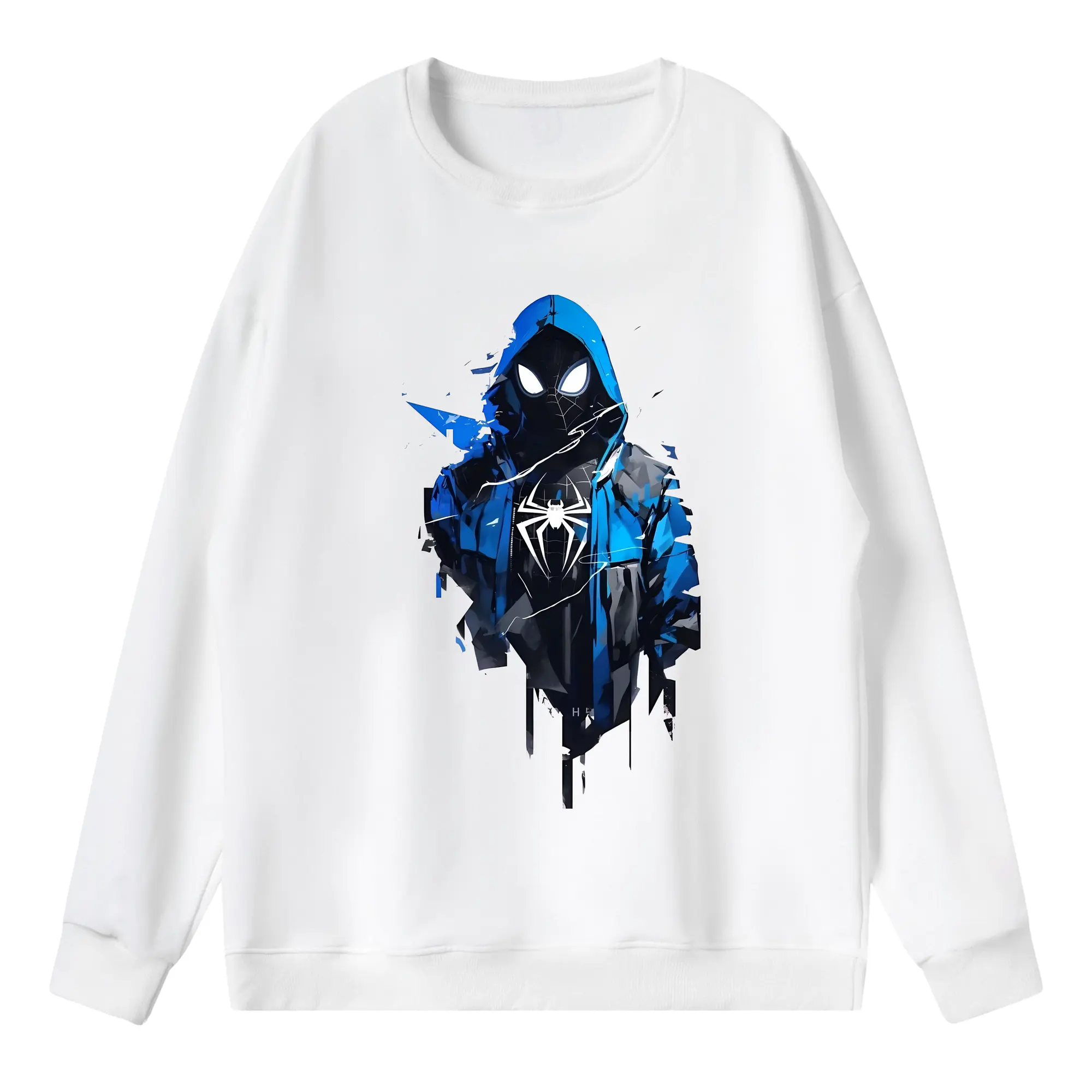 アベンジャーズ (Avenjāzu) グッズ スパイダーマン（Spider-Man） - 薄手 クルーネック スウェット 裏毛260g · ポリエステル 春秋向け カジュアル 男女兼用 · トレーナー デイリー スポーツ 散歩に最適