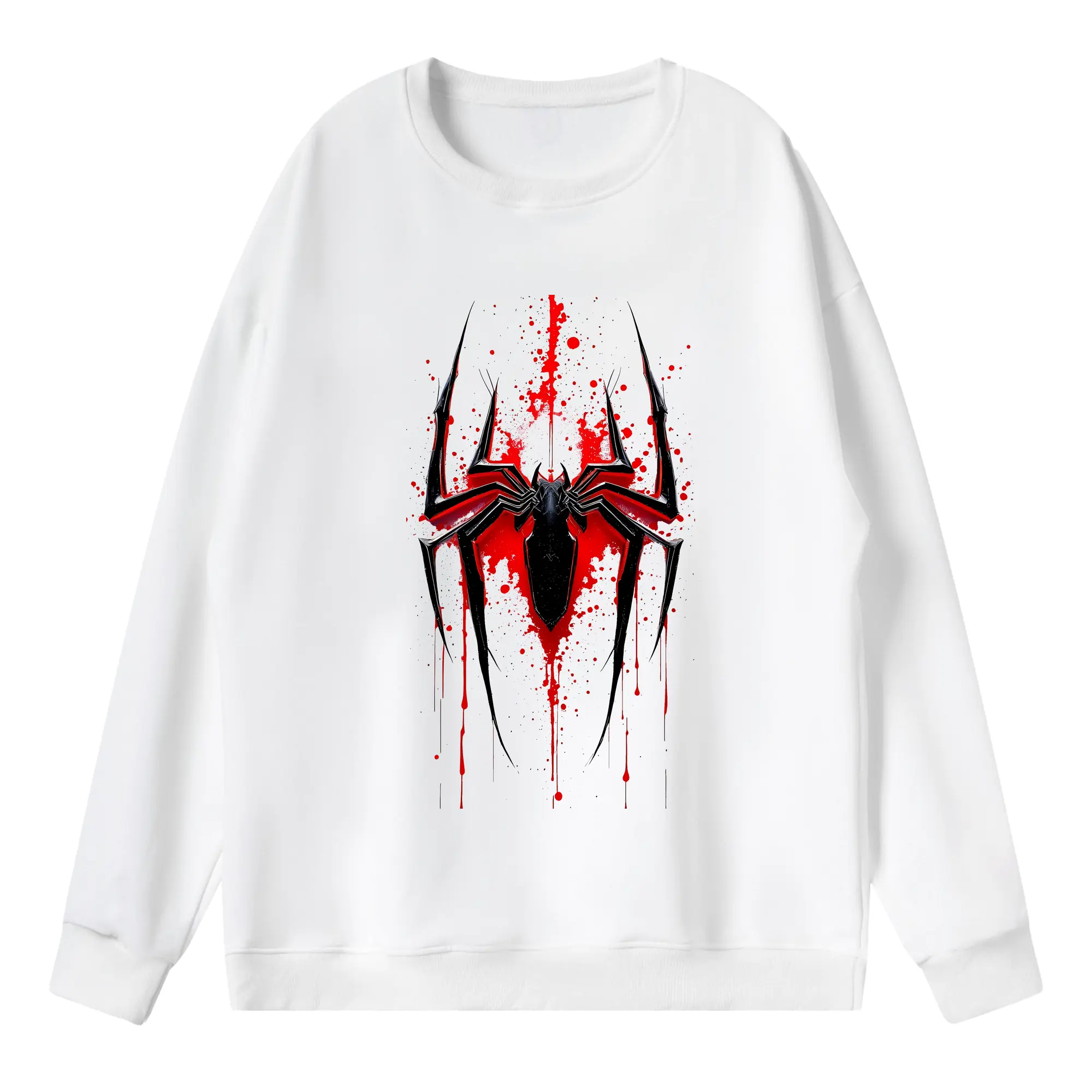 アベンジャーズ (Avenjāzu) グッズ スパイダーマン（Spider-Man） - 薄手 クルーネック スウェット 裏毛260g · ポリエステル 春秋向け カジュアル 男女兼用 · トレーナー デイリー スポーツ 散歩に最適