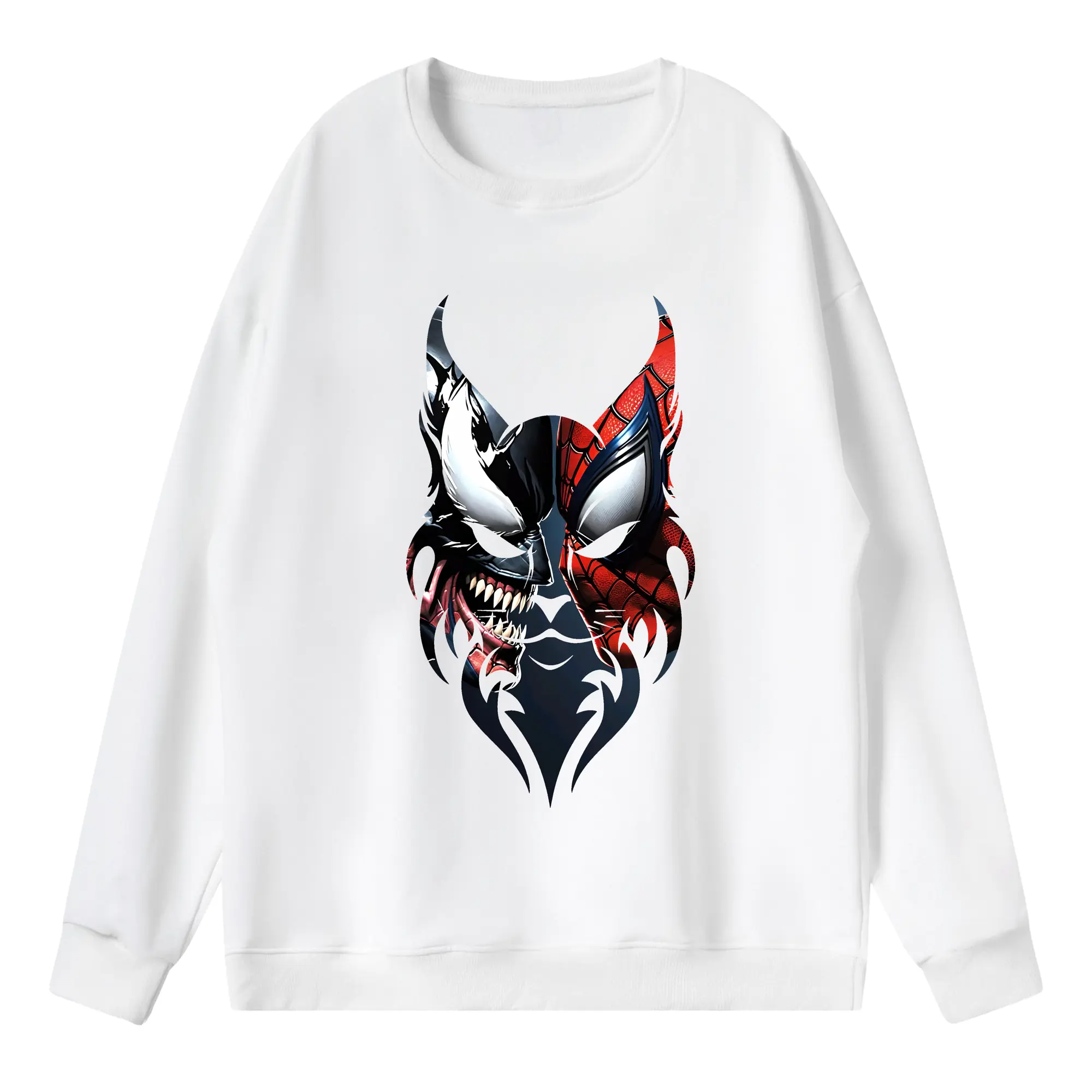 アベンジャーズ (Avenjāzu) グッズ スパイダーマン（Spider-Man） - 薄手 クルーネック スウェット 裏毛260g · ポリエステル 春秋向け カジュアル 男女兼用 · トレーナー デイリー スポーツ 散歩に最適