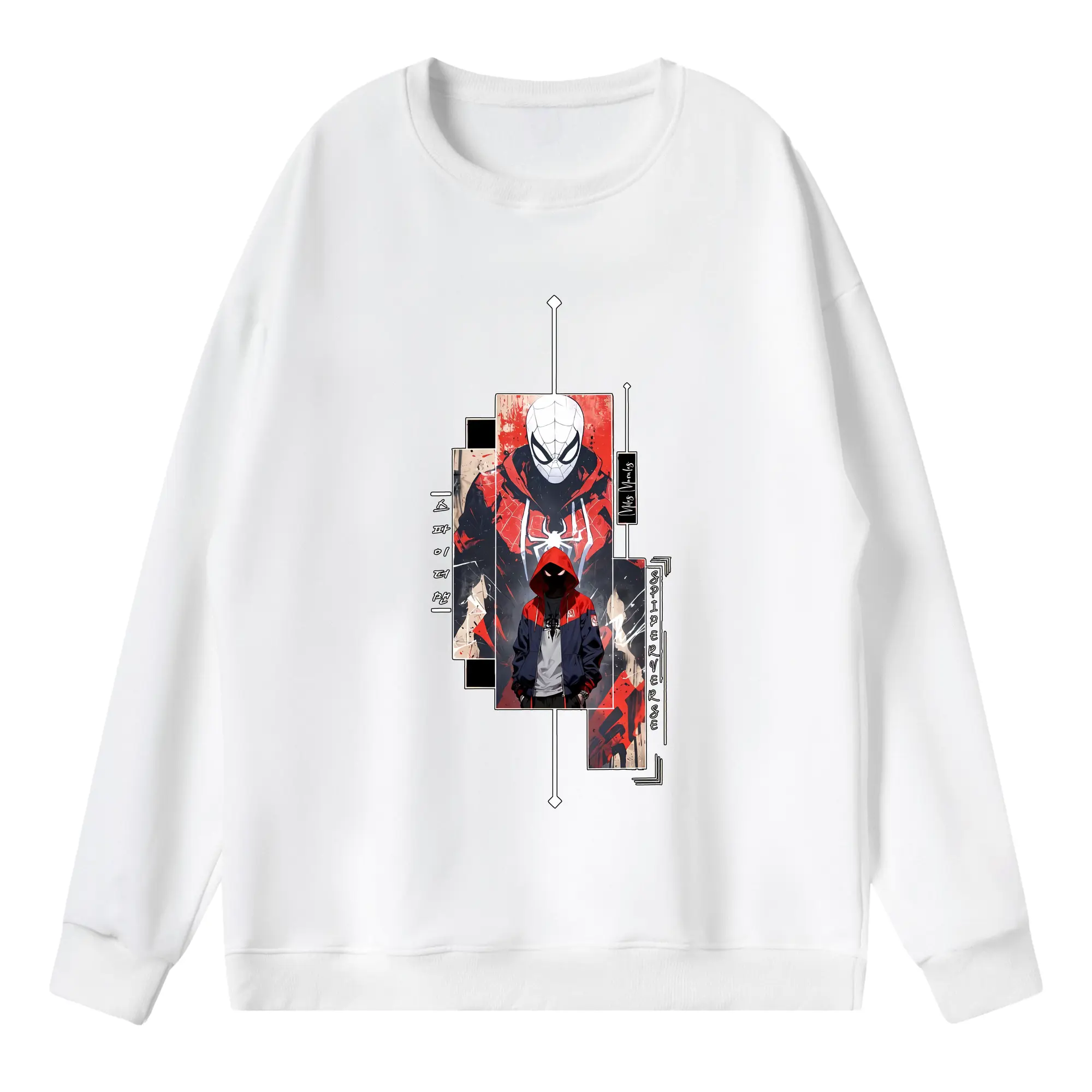 アベンジャーズ (Avenjāzu) グッズ スパイダーマン（Spider-Man） - 薄手 クルーネック スウェット 裏毛260g · ポリエステル 春秋向け カジュアル 男女兼用 · トレーナー デイリー スポーツ 散歩に最適