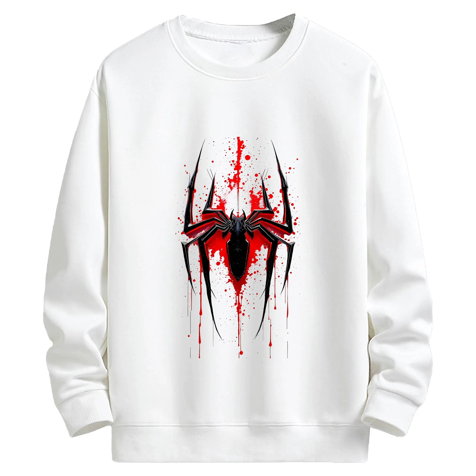 アベンジャーズ (Avenjāzu) グッズ スパイダーマン（Spider-Man） - キッズ クルーネックスウェットシャツ ・ フロントプリント ・ 綿80％ ポリエステル20％ ・ 快適 通学 スポーツ 日常使い お散歩用