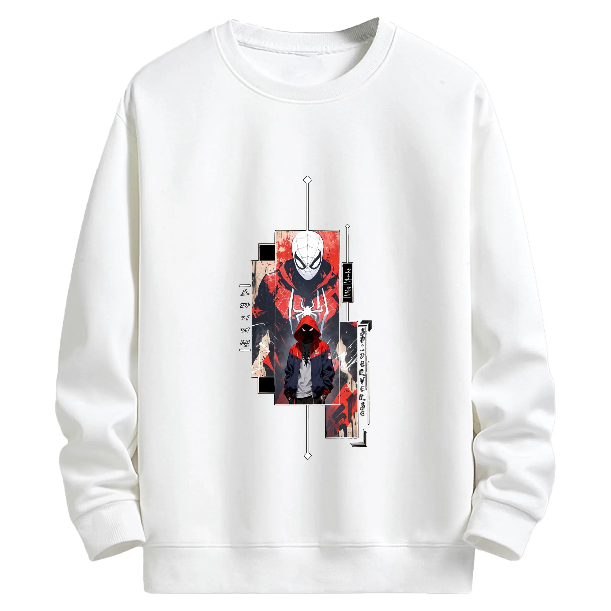 アベンジャーズ (Avenjāzu) グッズ スパイダーマン（Spider-Man） - キッズ クルーネックスウェットシャツ ・ フロントプリント ・ 綿80％ ポリエステル20％ ・ 快適 通学 スポーツ 日常使い お散歩用