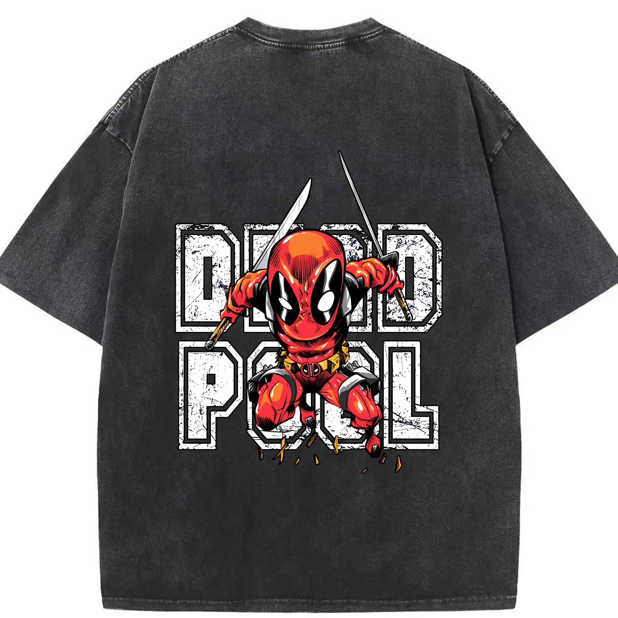 アベンジャーズ (Avenjāzu) グッズ スパイダーマン（Spider-Man） - 綿100％ ヴィンテージ風 半袖Tシャツ ・ 背面プリント ・ 柔らか肌触り ・ 通気性 快適 ・ スポーツ カジュアル 外出用
