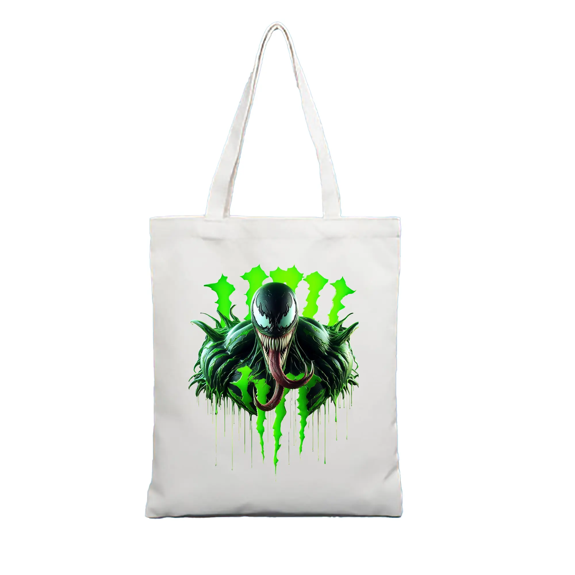 アベンジャーズ (Avenjāzu) グッズ スパイダーマン（Spider-Man） - 縦型キャンバス手提げバッグ（トートバッグ） ・ キャンバス素材 ・ ショッピング用 ・ 軽量 丈夫 お手入れ簡単