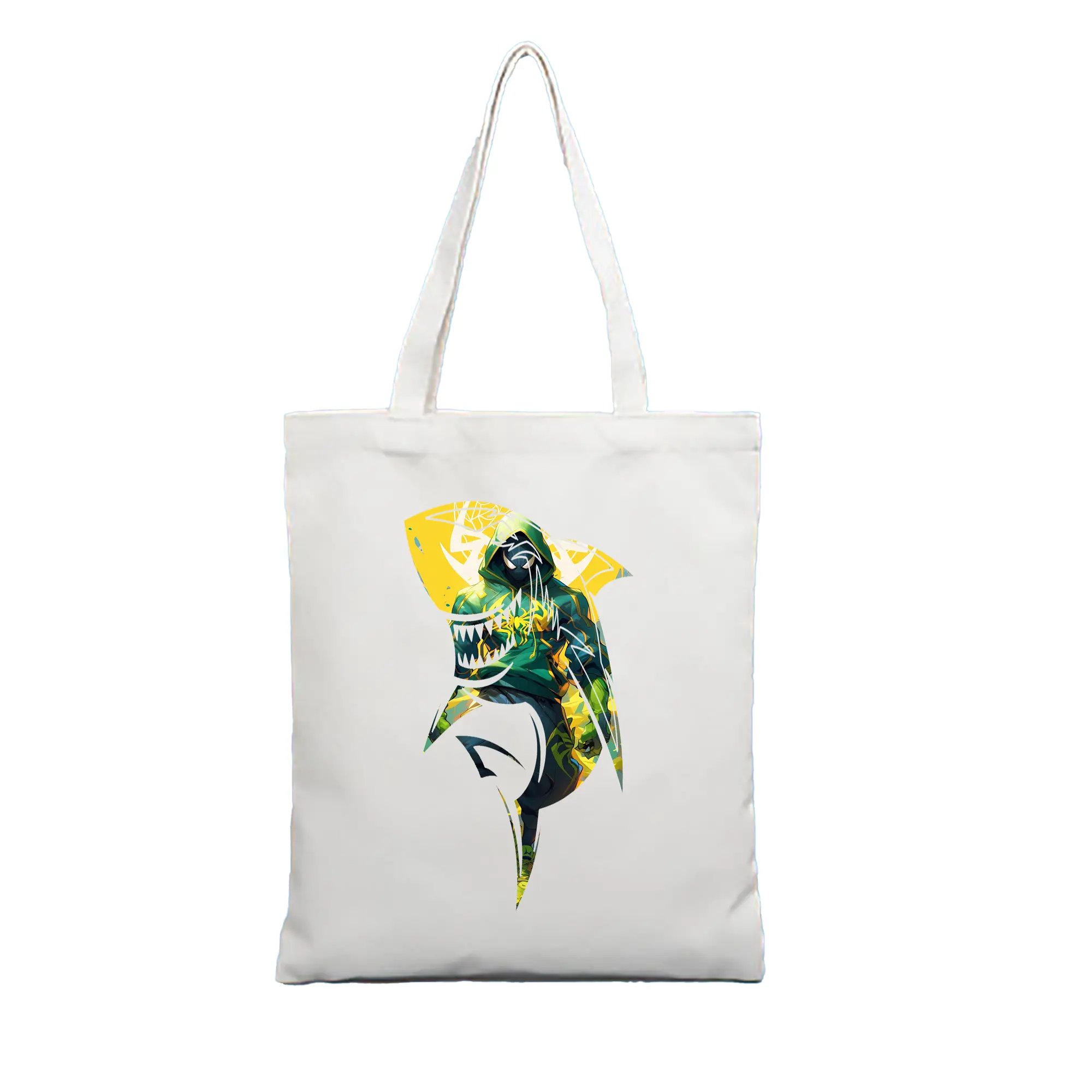 アベンジャーズ (Avenjāzu) グッズ スパイダーマン（Spider-Man） - 縦型キャンバス手提げバッグ（トートバッグ） ・ キャンバス素材 ・ ショッピング用 ・ 軽量 丈夫 お手入れ簡単