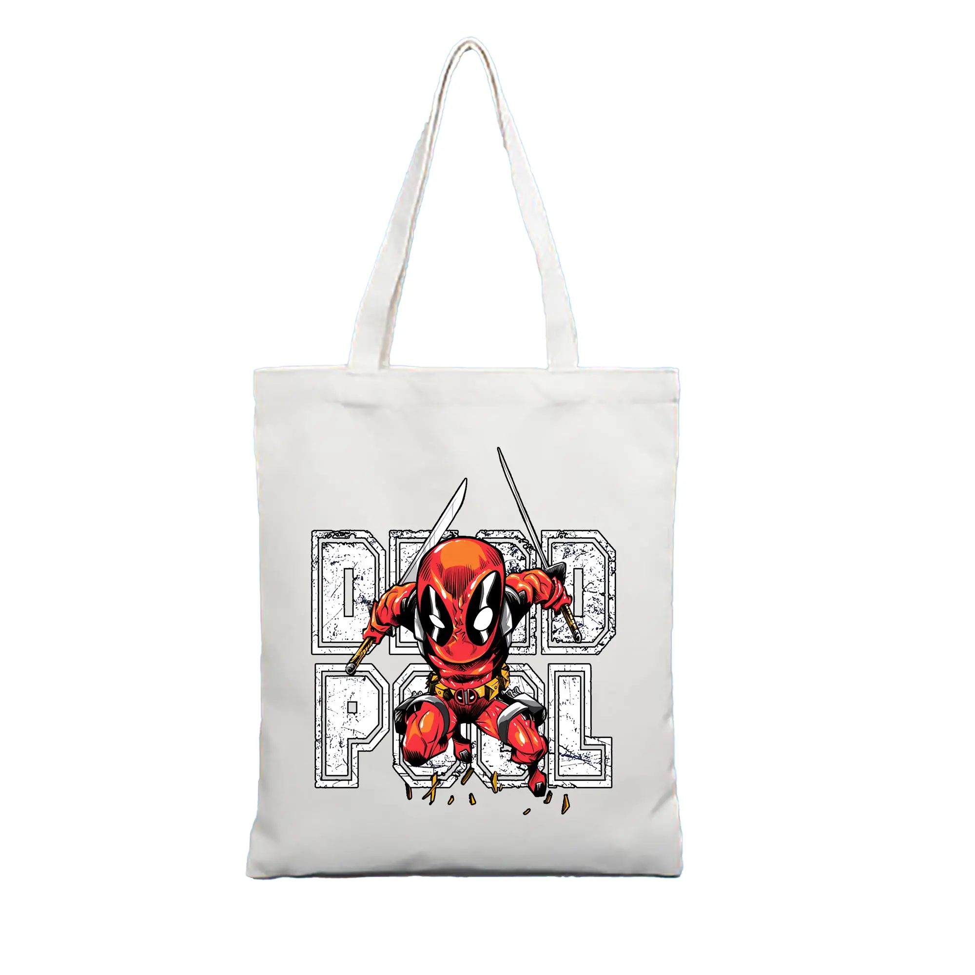 アベンジャーズ (Avenjāzu) グッズ スパイダーマン（Spider-Man） - 縦型キャンバス手提げバッグ（トートバッグ） ・ キャンバス素材 ・ ショッピング用 ・ 軽量 丈夫 お手入れ簡単