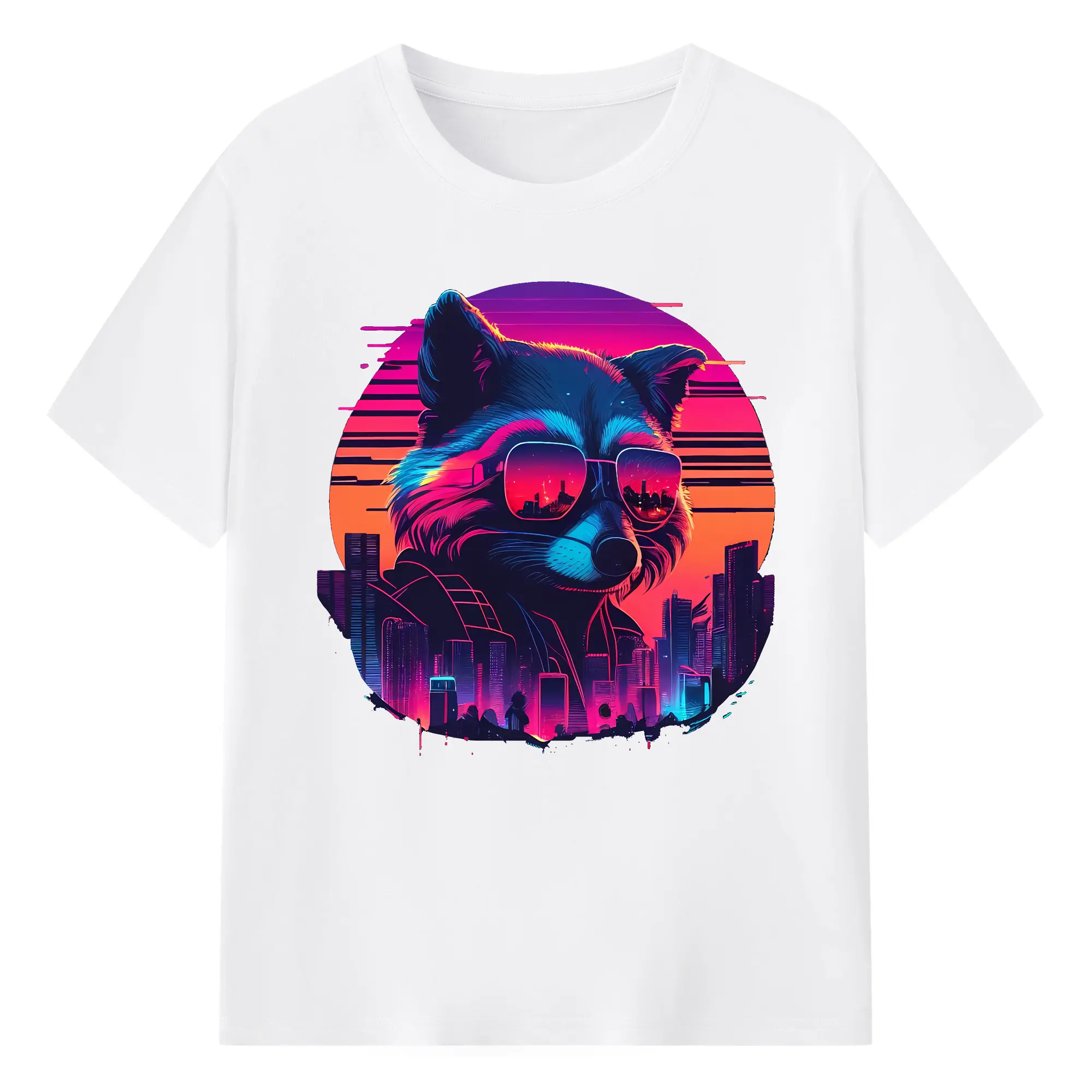 アベンジャーズ (Avenjāzu) グッズ ロケット(Roketto) - 綿100％ 半袖Tシャツ ・ フロントプリント ・ 快適 通気性 ・ 日常使い 散歩 スポーツ用