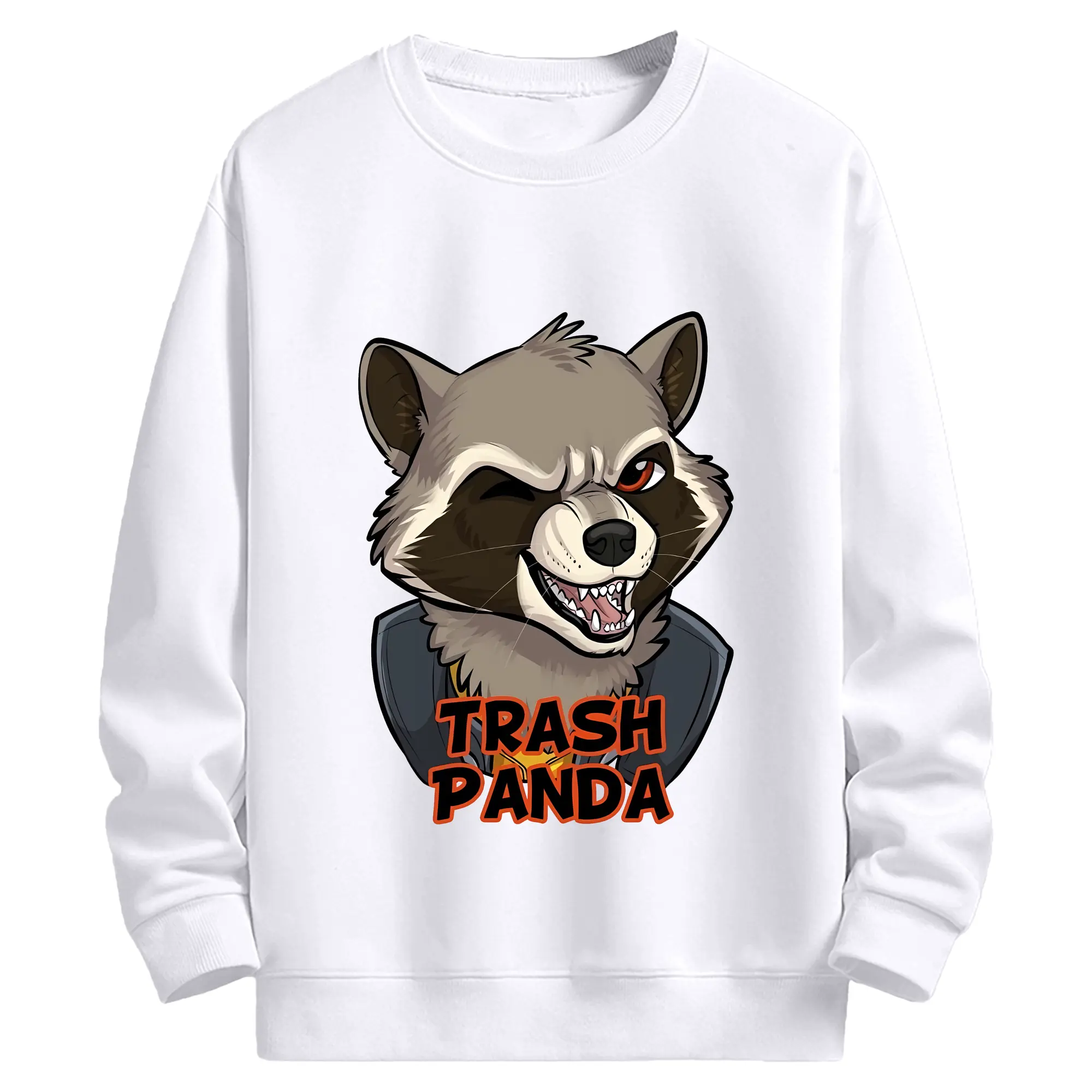 アベンジャーズ (Avenjāzu) グッズ ロケット(Roketto) - 高品質 クルーネック スウェット ・ コットン59％ ポリエステル41％ ・ ユニセックス 長袖 トレーナー ・ カジュアル デイリー スポーツ 散歩用