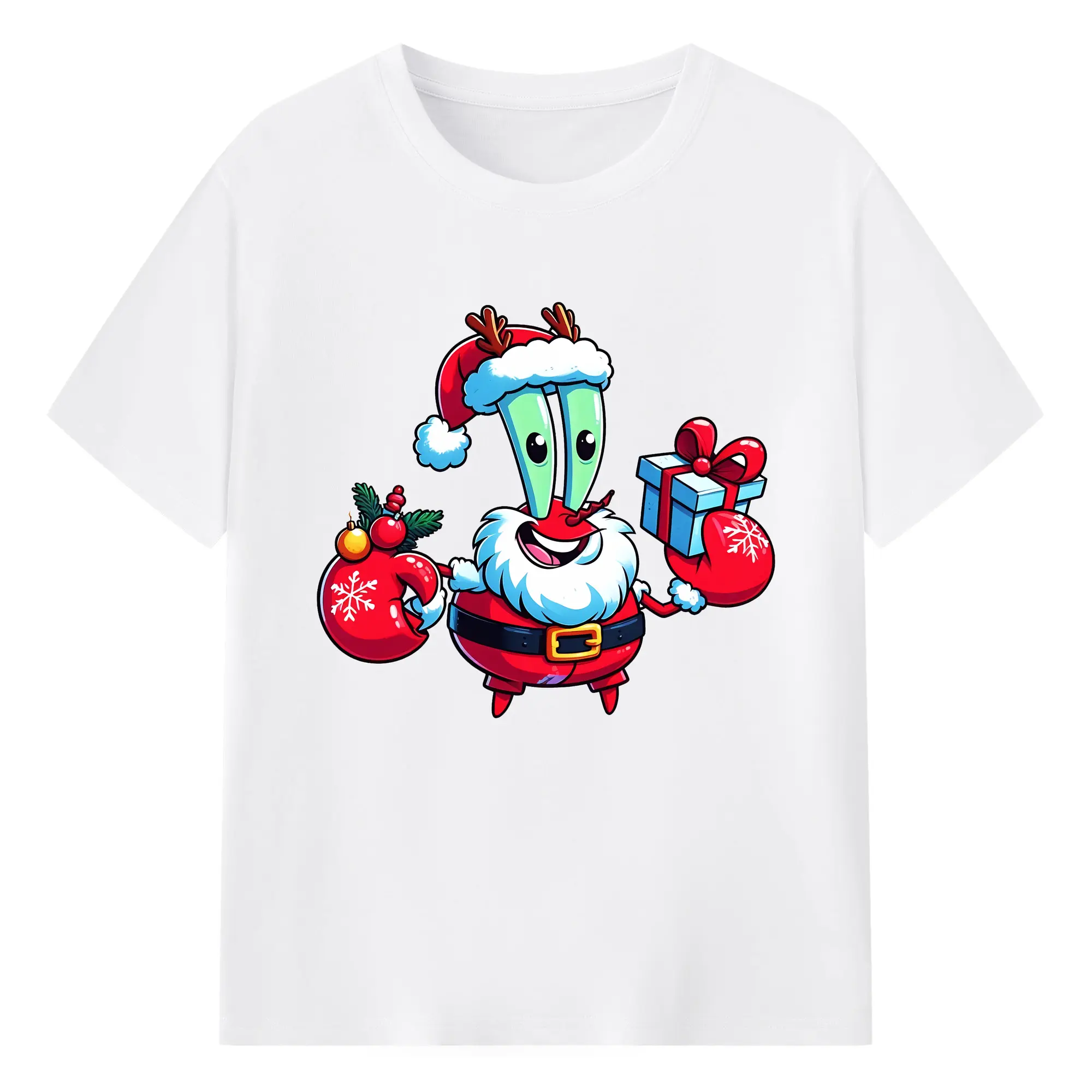 スポンジボブ グッズ ミスター・クラブ - 綿100％ 半袖Tシャツ ・ フロントプリント ・ 快適 通気性 ・ 日常使い 散歩 スポーツ用