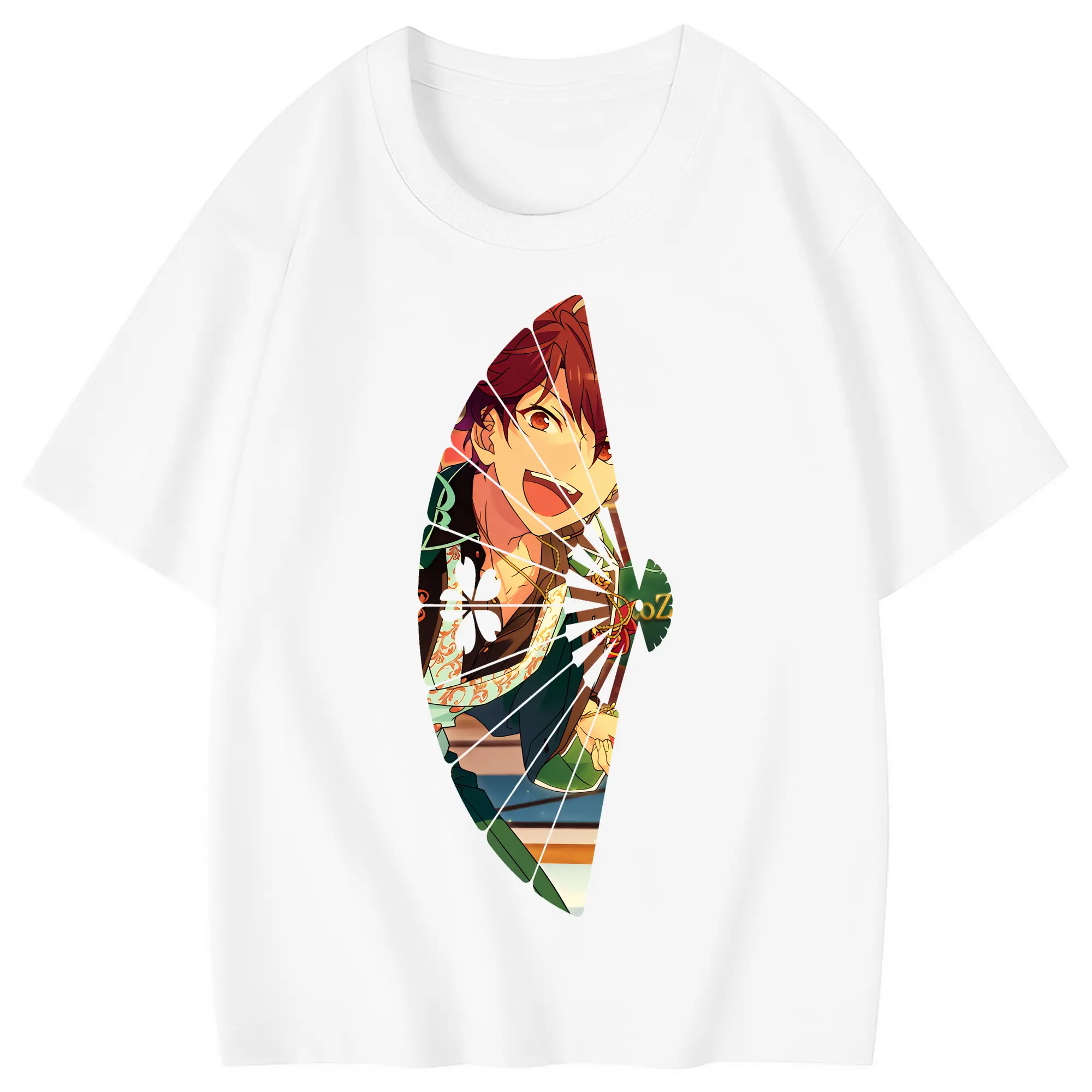 あんさん ぶる グッズ 流星隊 守沢千秋 - 綿100％ キッズTシャツ ・ フロントプリント ・ 快適 通気性 ・ スポーツ カジュアル 散歩用