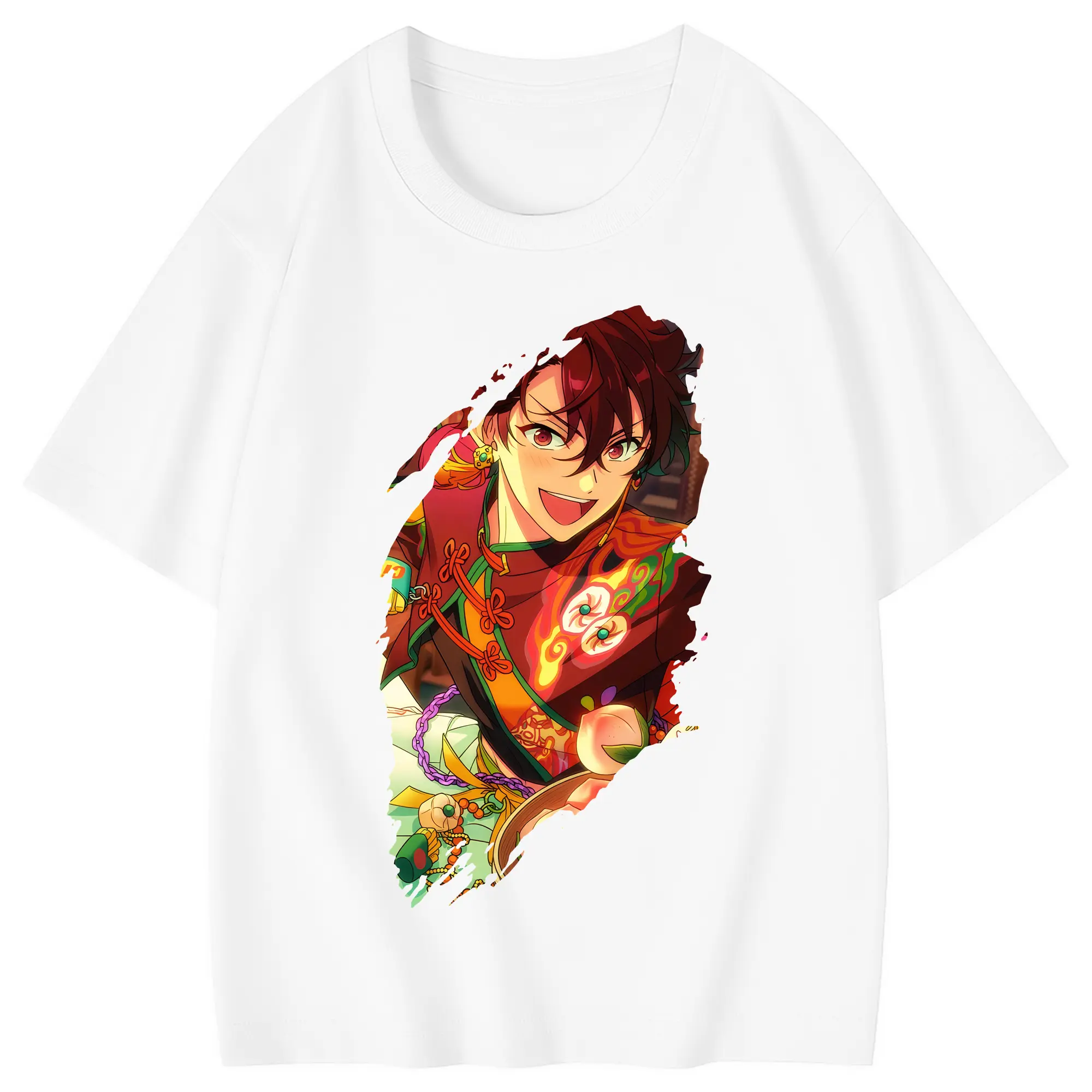 あんさん ぶる グッズ 流星隊 守沢千秋 - 綿100％ キッズTシャツ ・ フロントプリント ・ 快適 通気性 ・ スポーツ カジュアル 散歩用