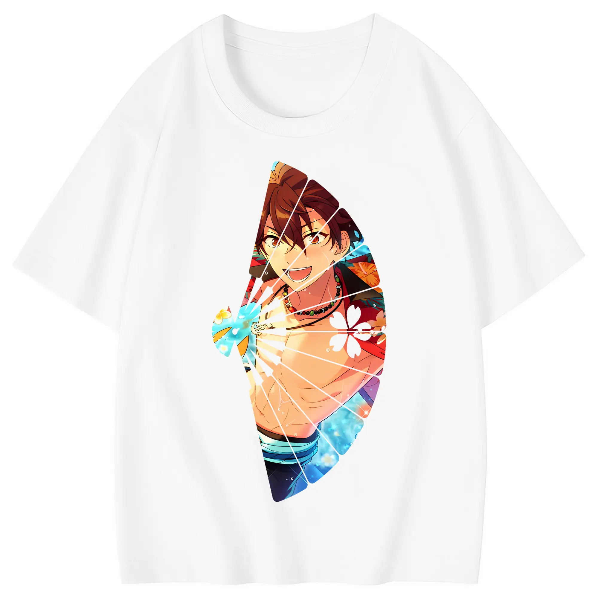 あんさん ぶる グッズ 流星隊 守沢千秋 - 綿100％ キッズTシャツ ・ フロントプリント ・ 快適 通気性 ・ スポーツ カジュアル 散歩用
