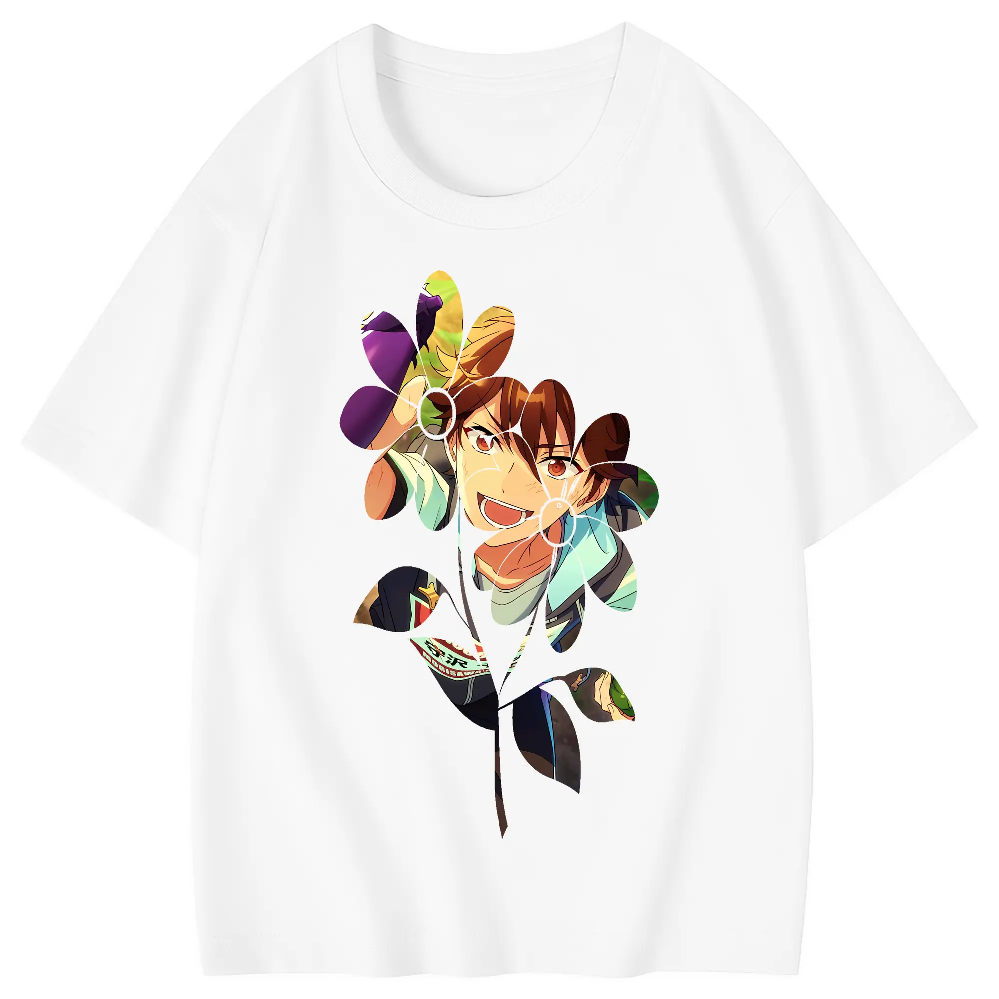 あんさん ぶる グッズ 流星隊 守沢千秋 - 綿100％ キッズTシャツ ・ フロントプリント ・ 快適 通気性 ・ スポーツ カジュアル 散歩用