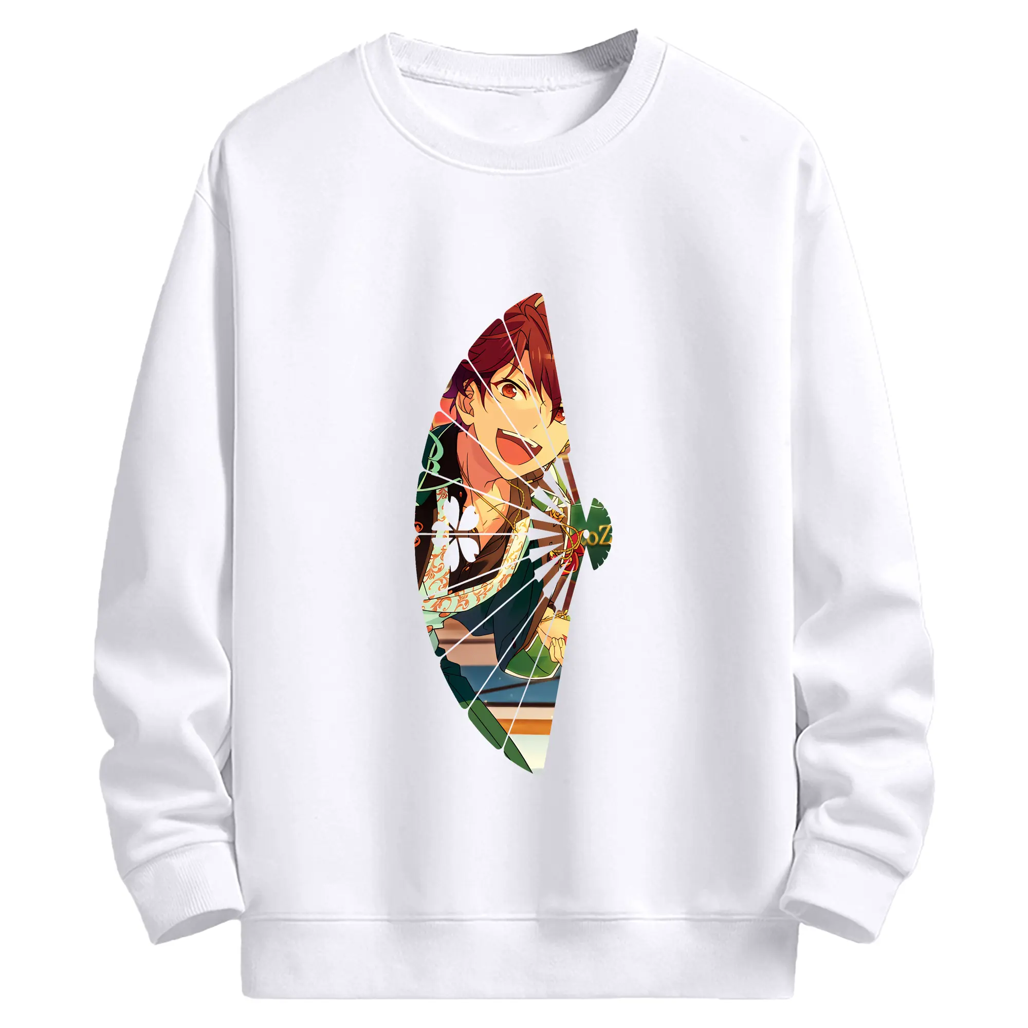 あんさん ぶる グッズ 流星隊 守沢千秋 - 高品質 クルーネック スウェット ・ コットン59％ ポリエステル41％ ・ ユニセックス 長袖 トレーナー ・ カジュアル デイリー スポーツ 散歩用