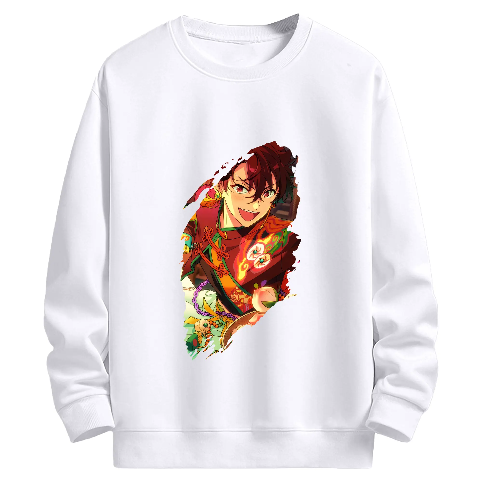 あんさん ぶる グッズ 流星隊 守沢千秋 - 高品質 クルーネック スウェット ・ コットン59％ ポリエステル41％ ・ ユニセックス 長袖 トレーナー ・ カジュアル デイリー スポーツ 散歩用
