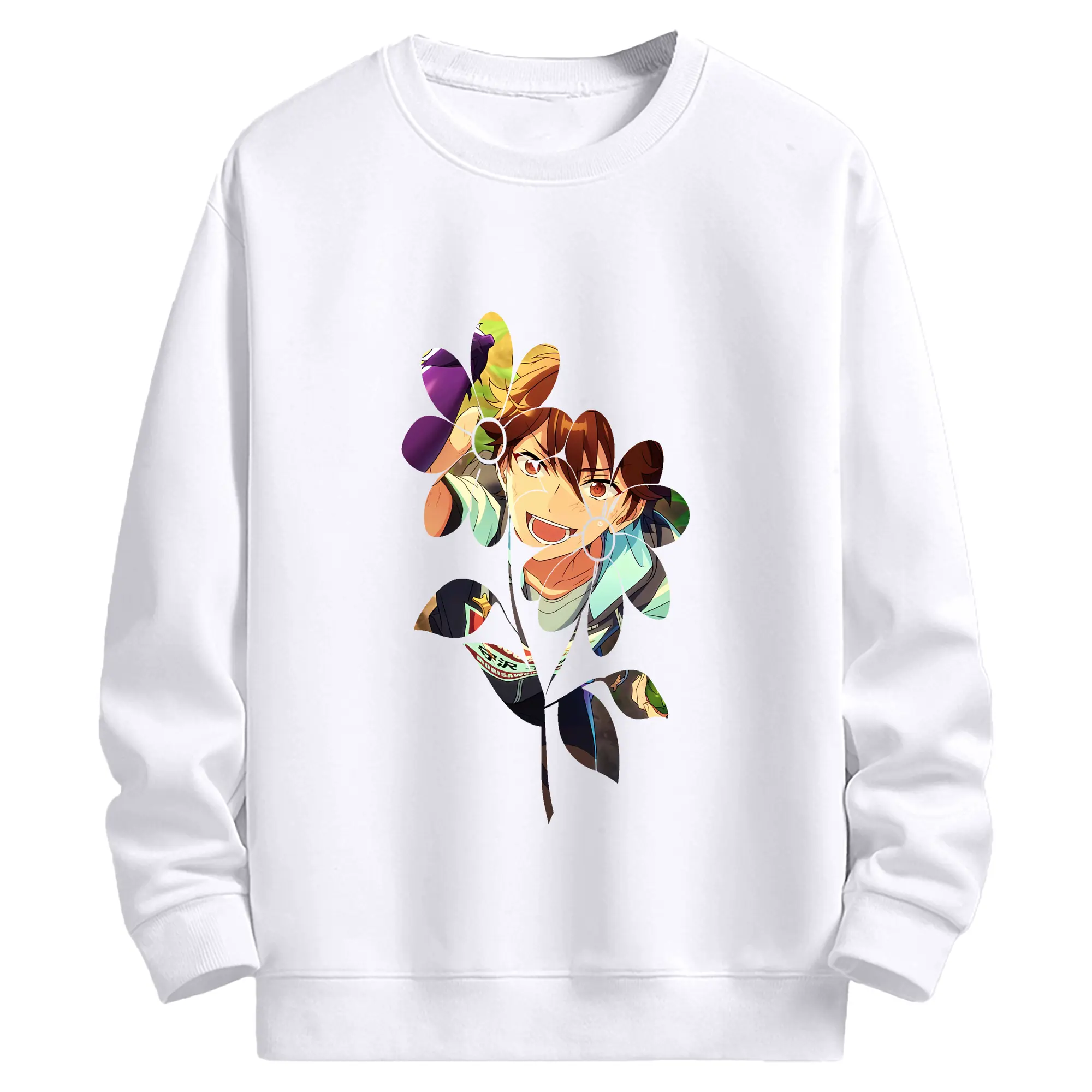 あんさん ぶる グッズ 流星隊 守沢千秋 - 高品質 クルーネック スウェット ・ コットン59％ ポリエステル41％ ・ ユニセックス 長袖 トレーナー ・ カジュアル デイリー スポーツ 散歩用