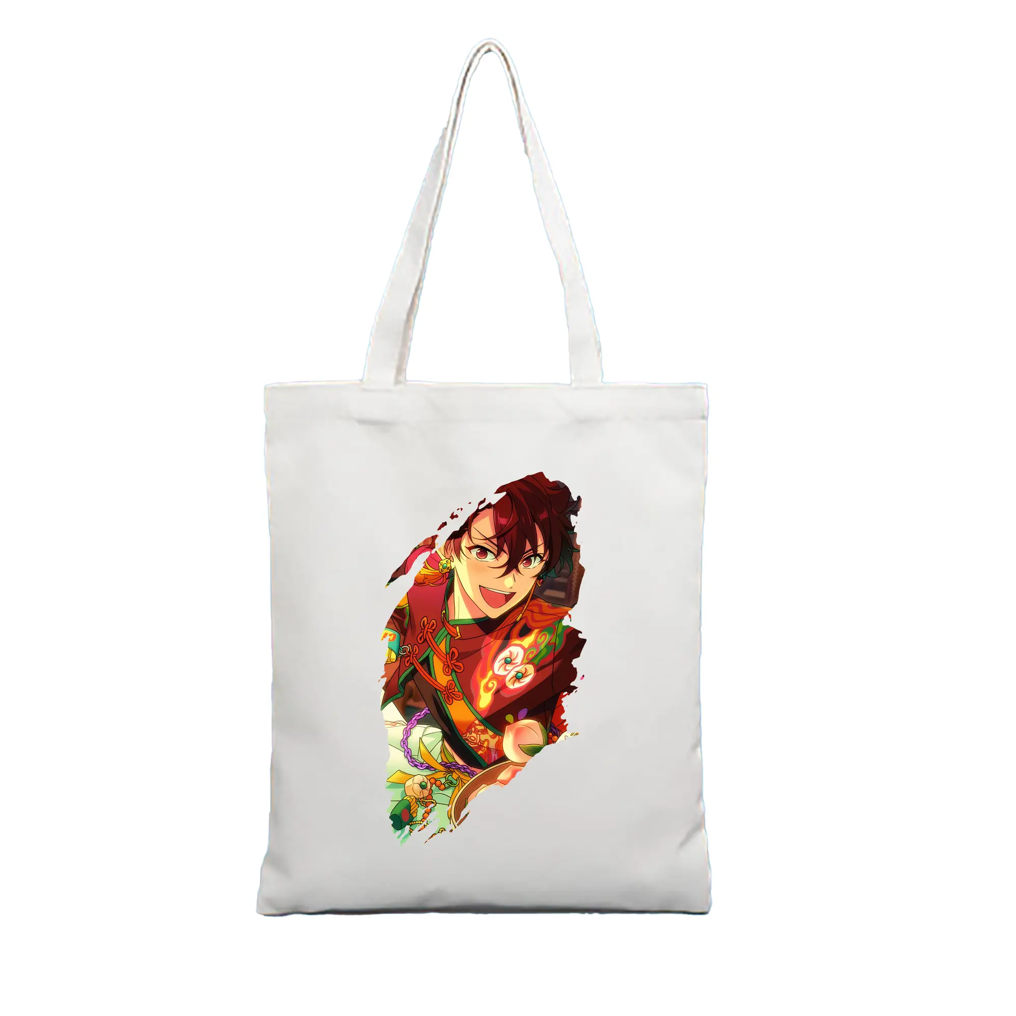あんさん ぶる グッズ 流星隊 守沢千秋 - 縦型キャンバス手提げバッグ（トートバッグ） ・ キャンバス素材 ・ ショッピング用 ・ 軽量 丈夫 お手入れ簡単