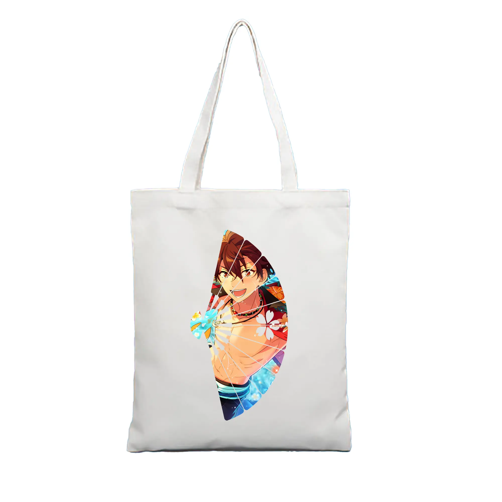あんさん ぶる グッズ 流星隊 守沢千秋 - 縦型キャンバス手提げバッグ（トートバッグ） ・ キャンバス素材 ・ ショッピング用 ・ 軽量 丈夫 お手入れ簡単