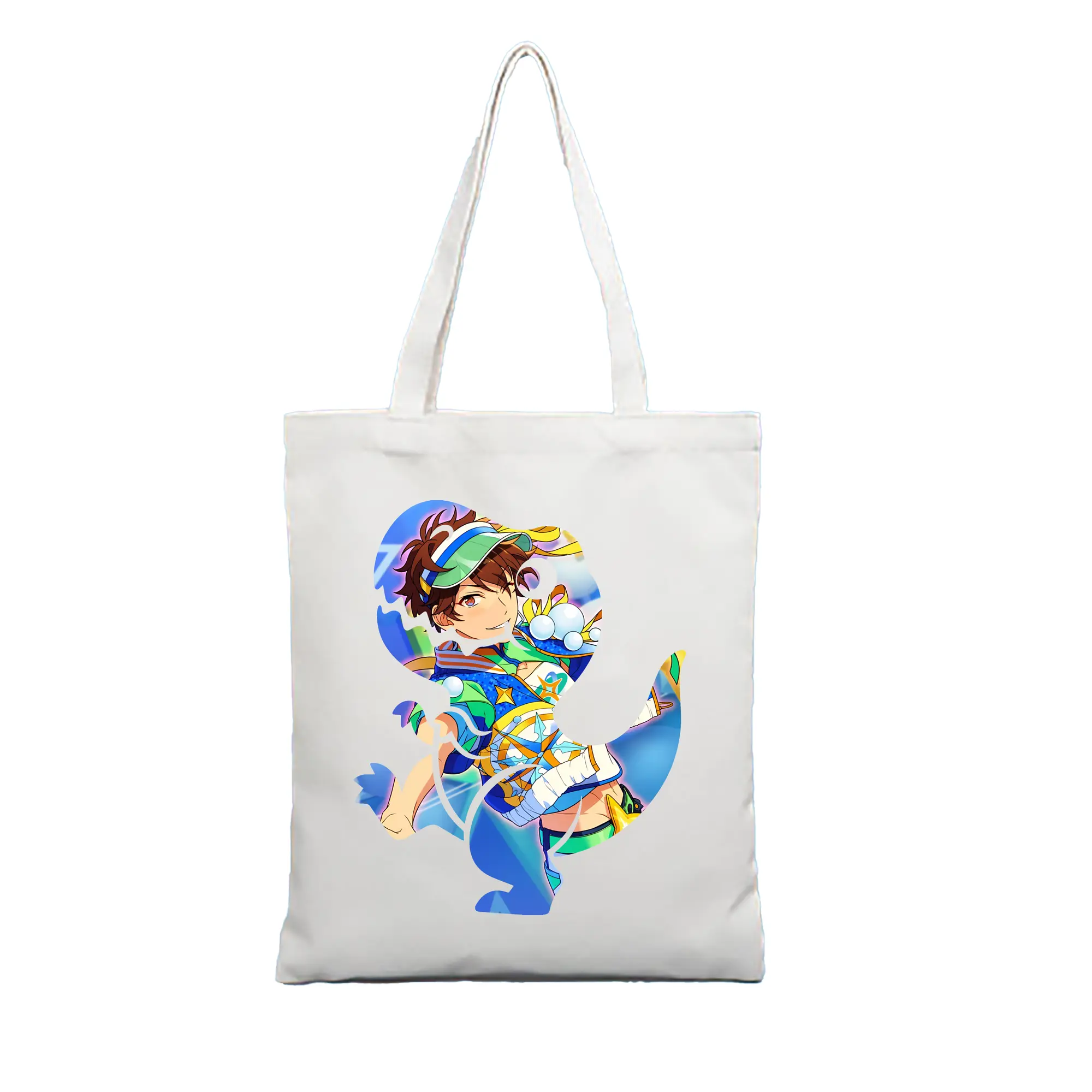 あんさん ぶる グッズ 流星隊 守沢千秋 - 縦型キャンバス手提げバッグ（トートバッグ） ・ キャンバス素材 ・ ショッピング用 ・ 軽量 丈夫 お手入れ簡単