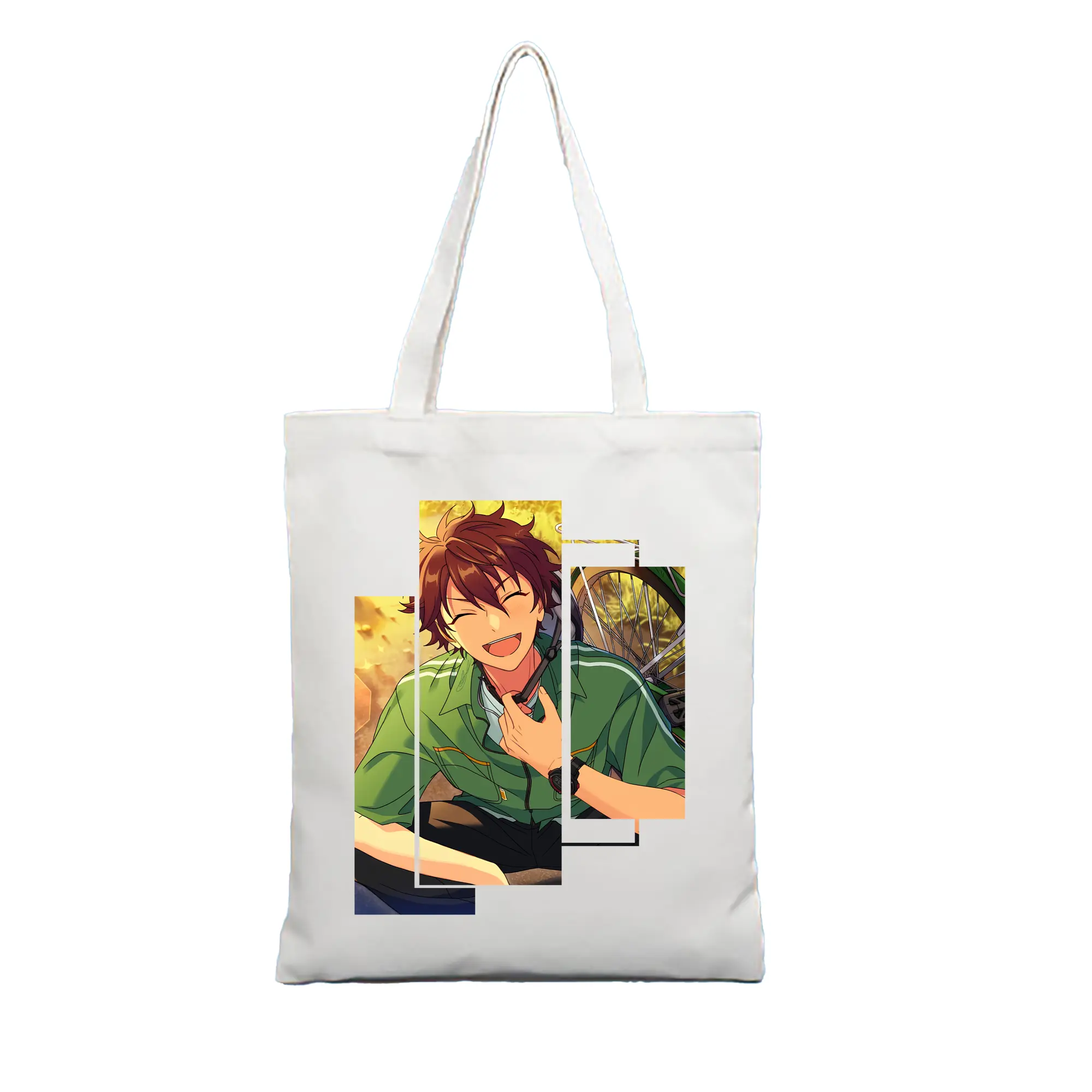 あんさん ぶる グッズ 流星隊 守沢千秋 - 縦型キャンバス手提げバッグ（トートバッグ） ・ キャンバス素材 ・ ショッピング用 ・ 軽量 丈夫 お手入れ簡単