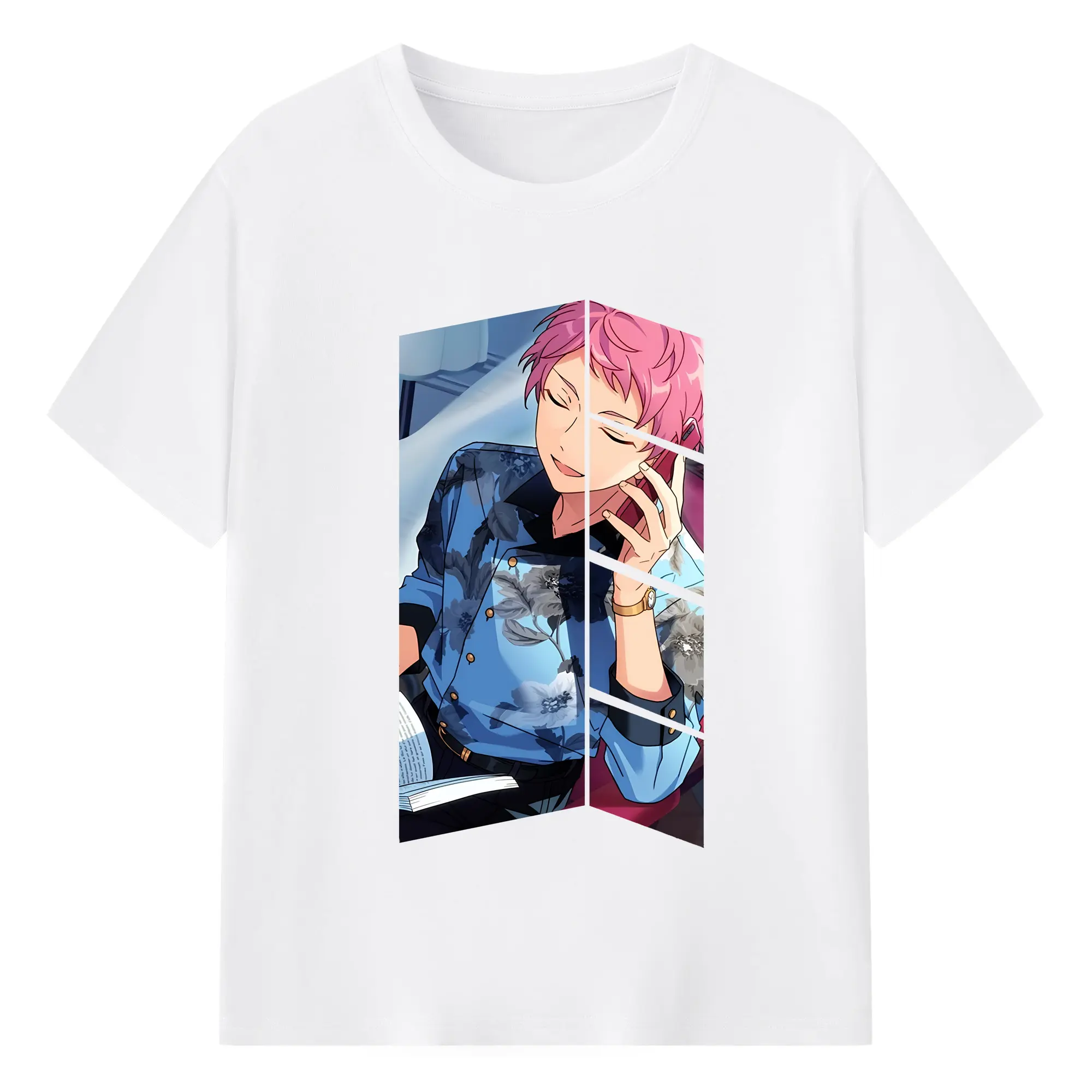 あんさん ぶる グッズ Valkyrie 斎宮宗 - 綿100％ 半袖Tシャツ ・ フロントプリント ・ 快適 通気性 ・ 日常使い 散歩 スポーツ用