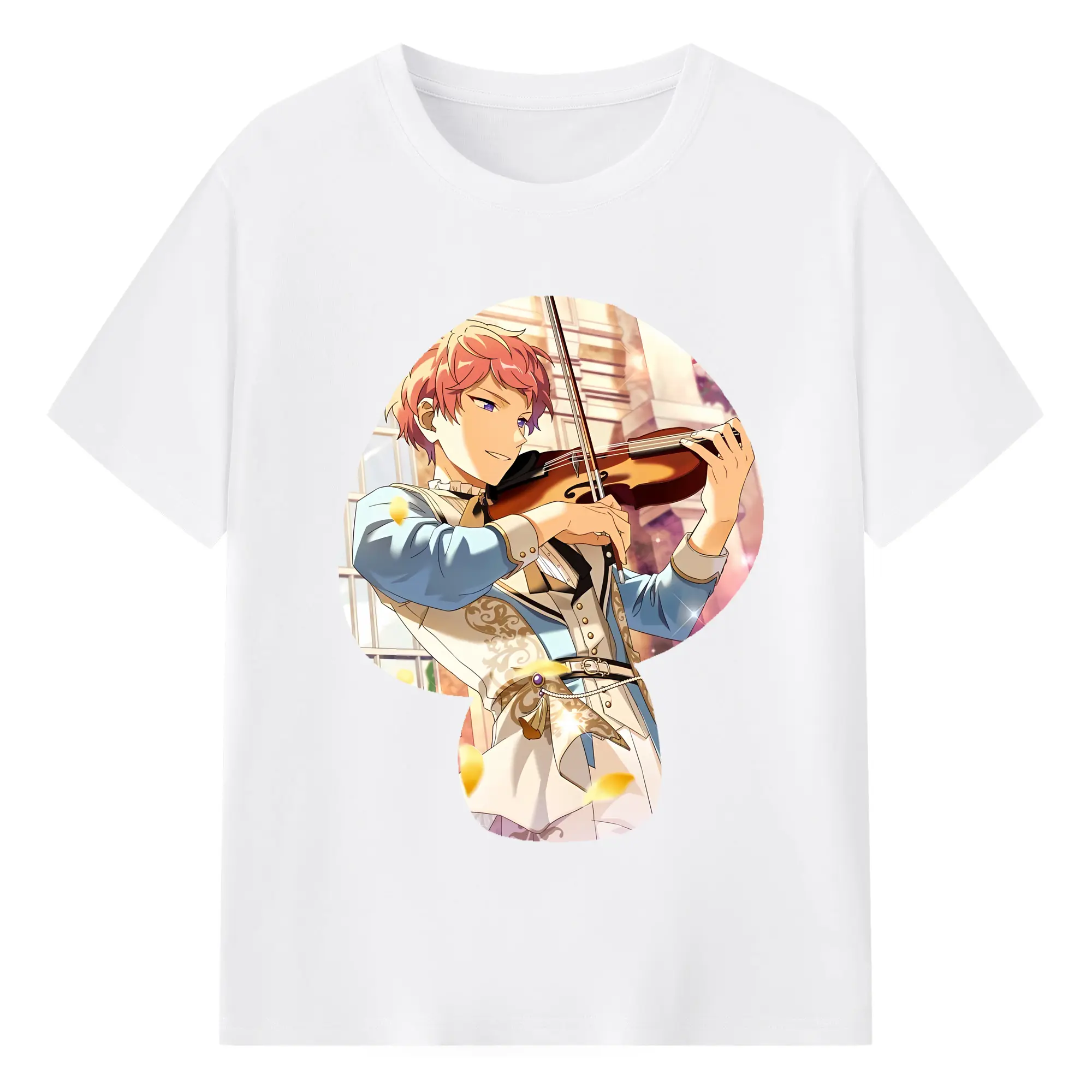 あんさん ぶる グッズ Valkyrie 斎宮宗 - 綿100％ 半袖Tシャツ ・ フロントプリント ・ 快適 通気性 ・ 日常使い 散歩 スポーツ用