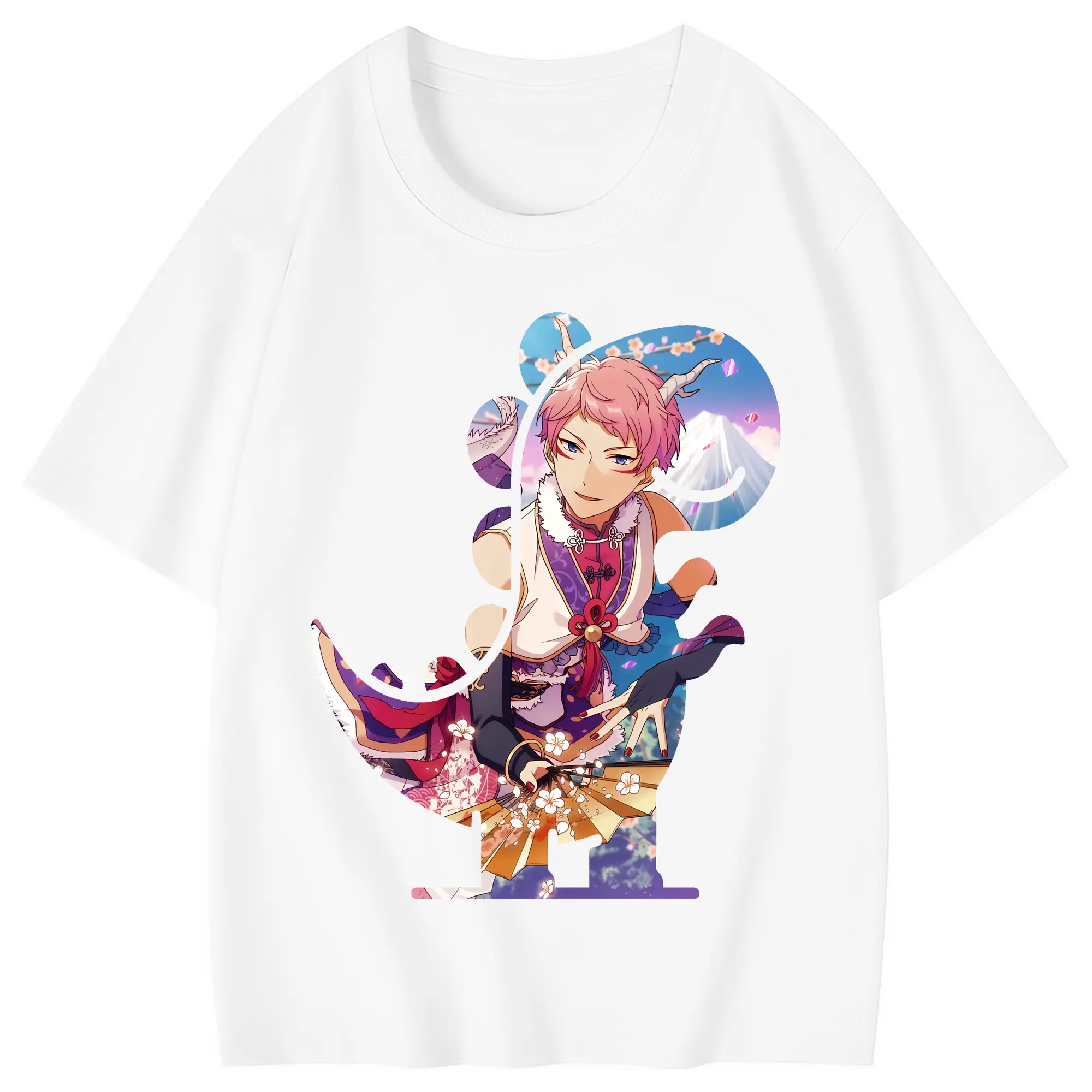 あんさん ぶる グッズ Valkyrie 斎宮宗 - 綿100％ キッズTシャツ ・ フロントプリント ・ 快適 通気性 ・ スポーツ カジュアル 散歩用