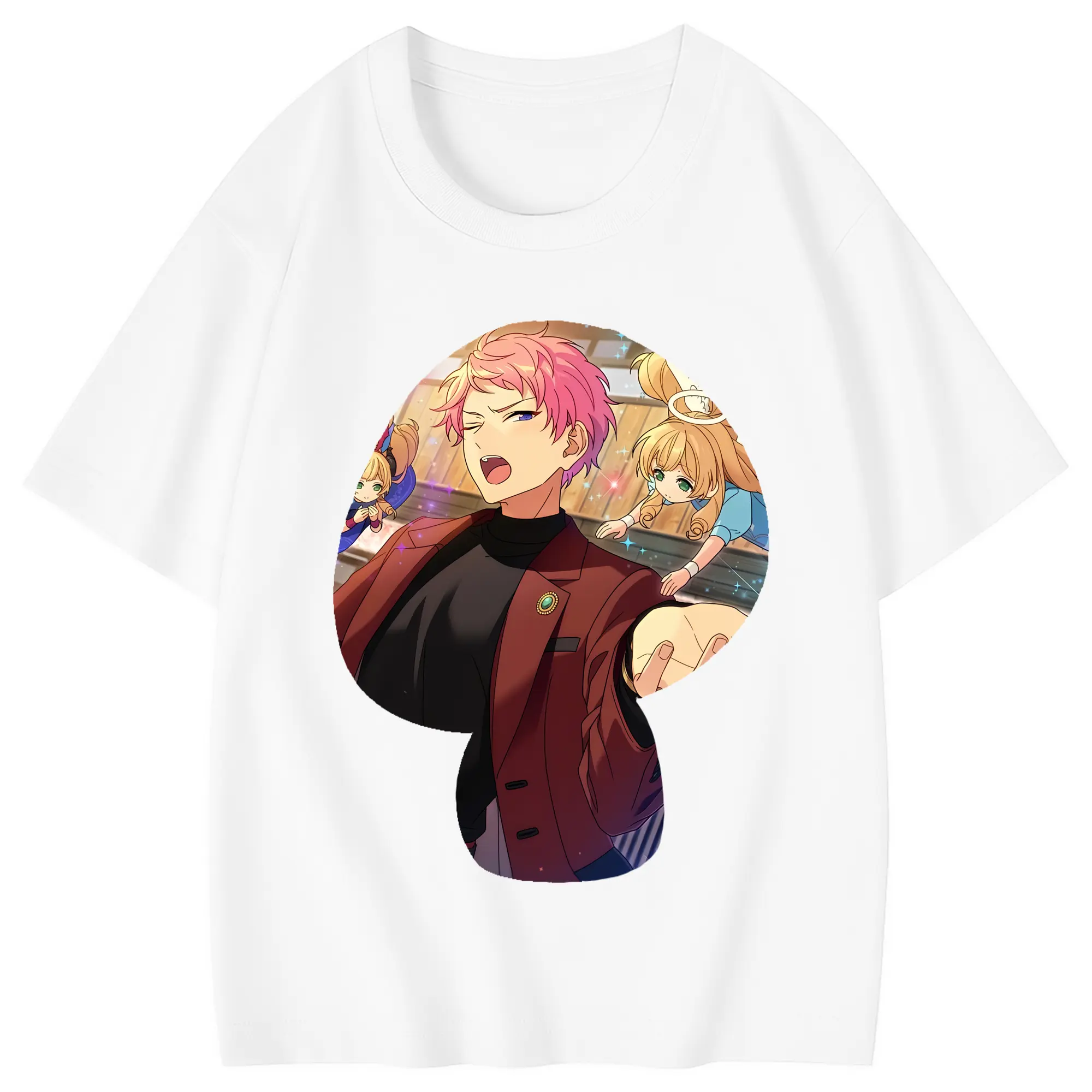 あんさん ぶる グッズ Valkyrie 斎宮宗 - 綿100％ キッズTシャツ ・ フロントプリント ・ 快適 通気性 ・ スポーツ カジュアル 散歩用